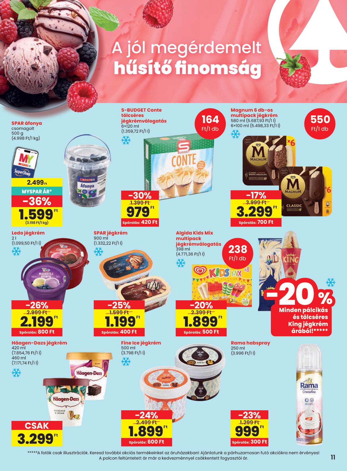 spar - SPAR hirdetmény a következő hétre csütörtöktől 2026.07.30.-tól szerdától 2026.08.05.-ig - page: 11