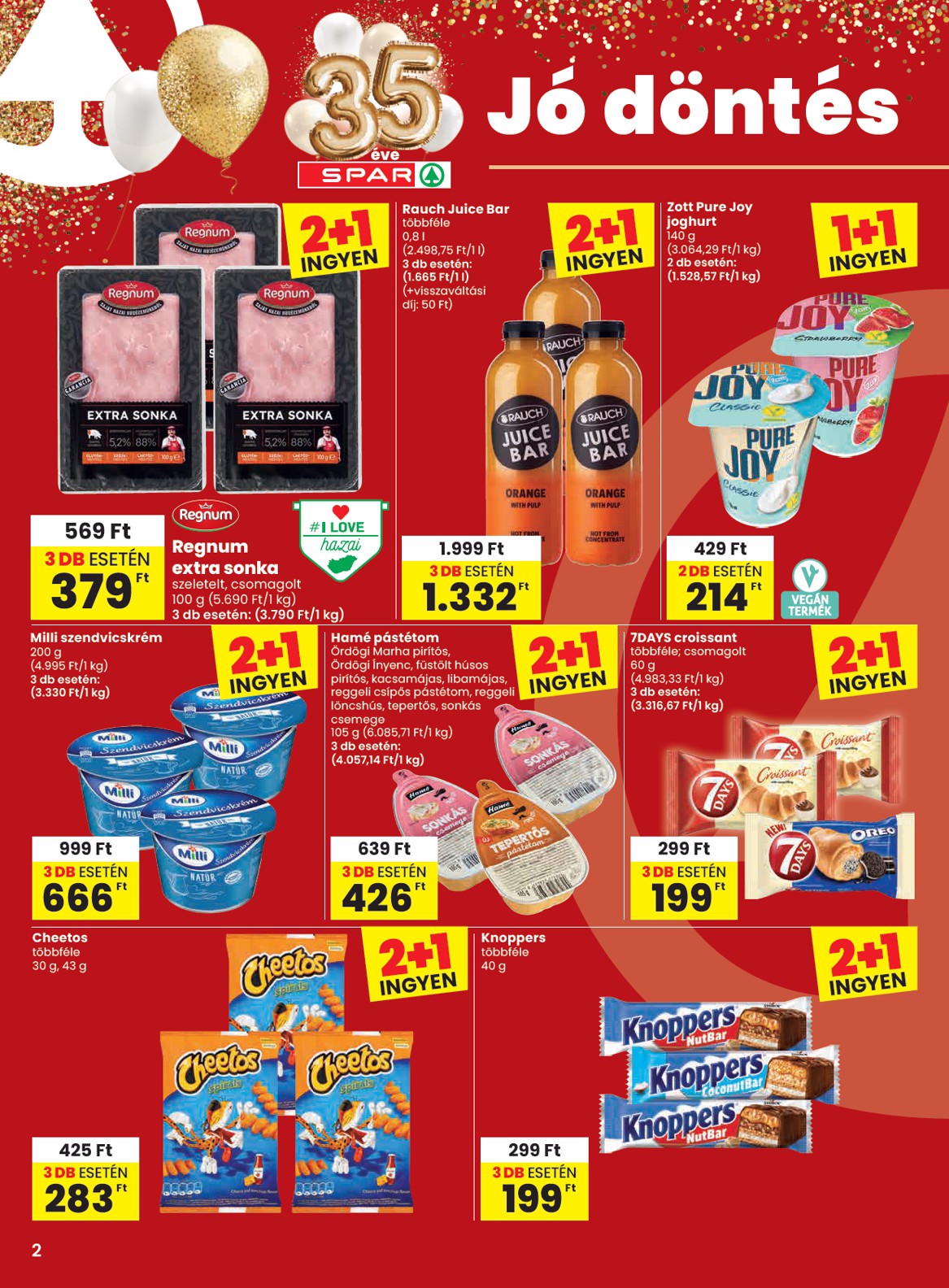 spar - SPAR hirdetmény a következő hétre csütörtöktől 2026.07.30.-tól szerdától 2026.08.05.-ig - page: 2