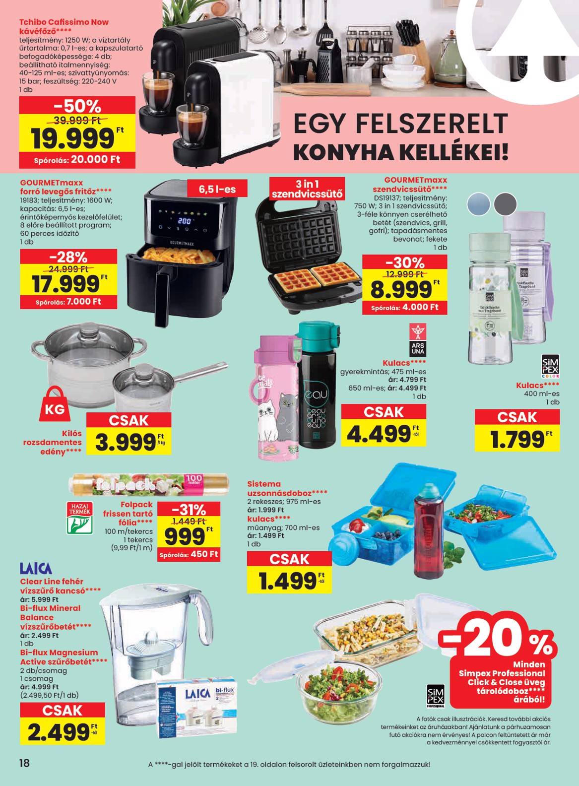spar - SPAR hirdetmény a következő hétre csütörtöktől 2026.07.30.-tól szerdától 2026.08.05.-ig - page: 18