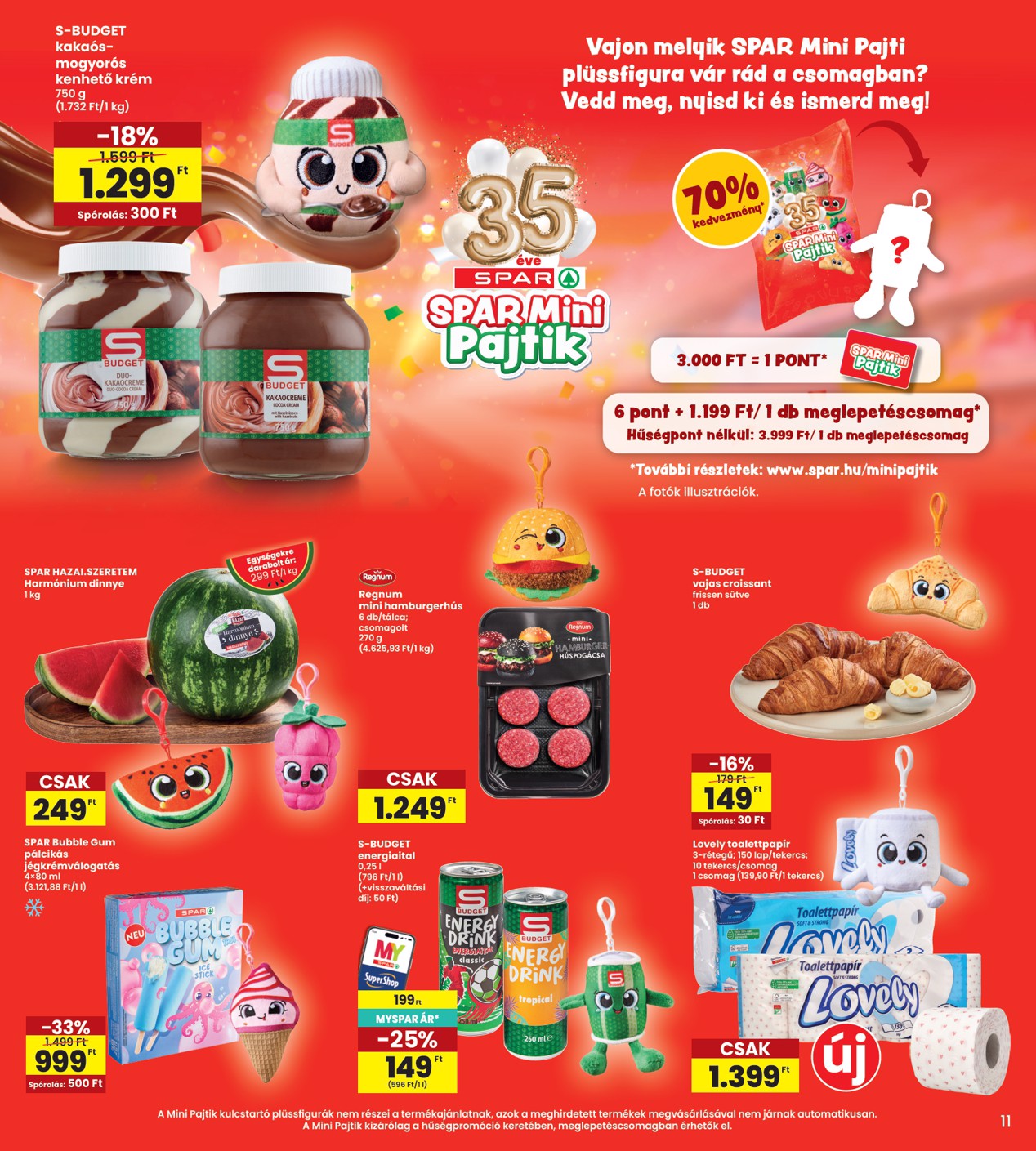 spar - INTERSPAR hirdetmény a következő hétre csütörtöktől 2026.08.06.-tól szerdától 2026.08.12.-ig - page: 11