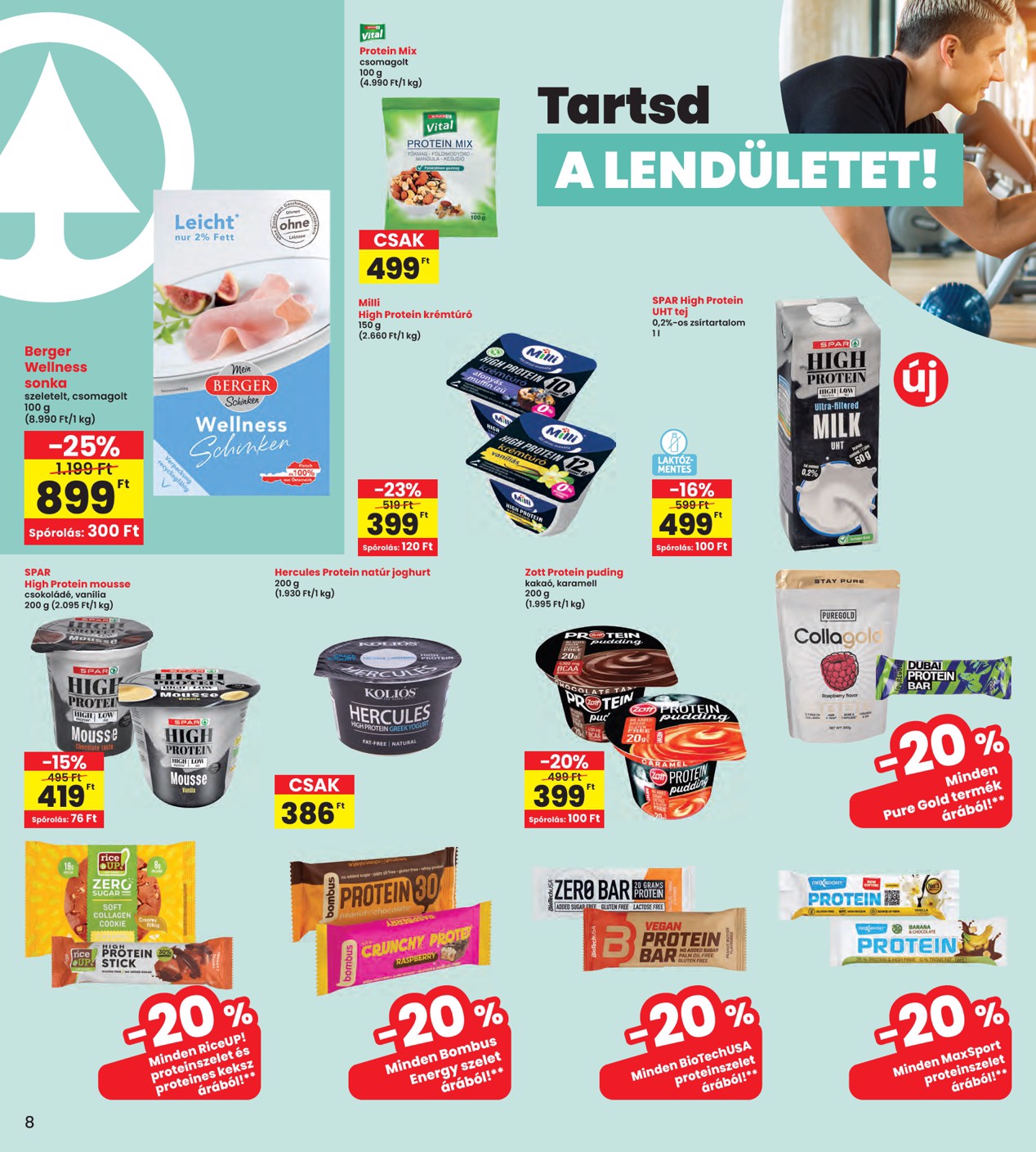 spar - INTERSPAR hirdetmény a következő hétre csütörtöktől 2026.08.06.-tól szerdától 2026.08.12.-ig - page: 8