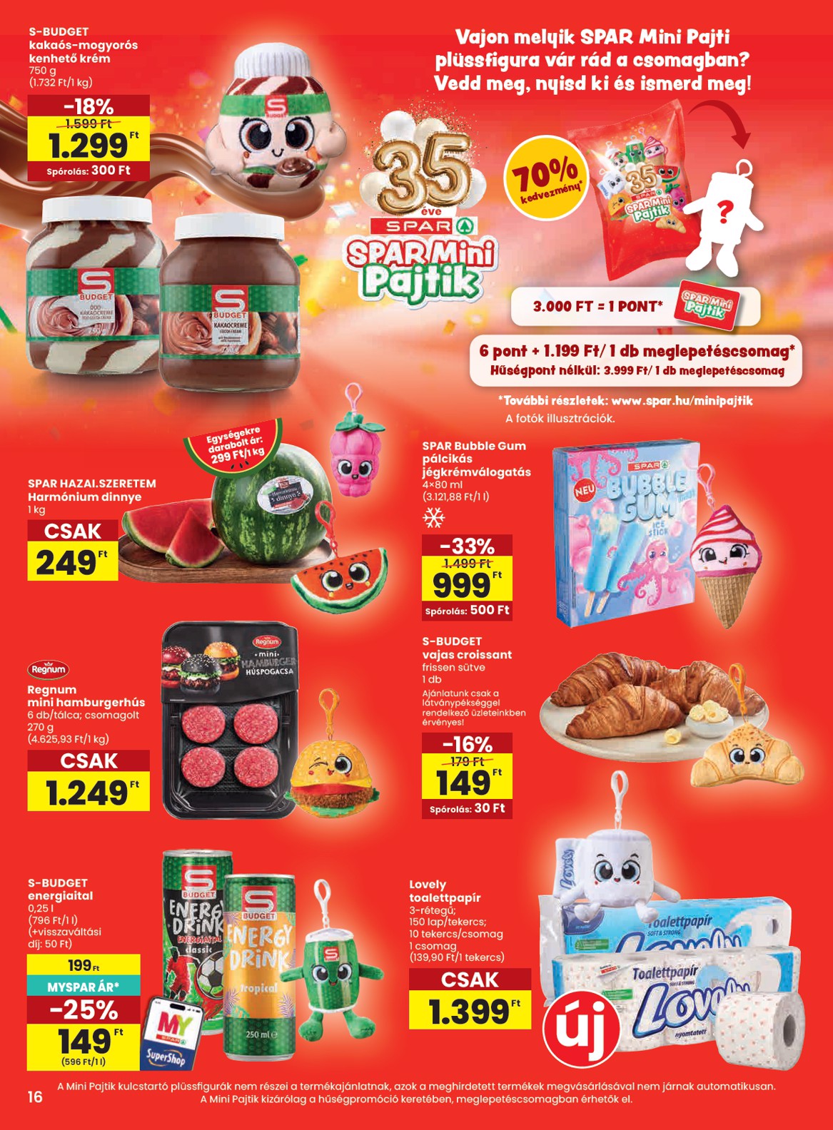 spar - SPAR hirdetmény a következő hétre csütörtöktől 2026.08.06.-tól szerdától 2026.08.12.-ig - page: 16