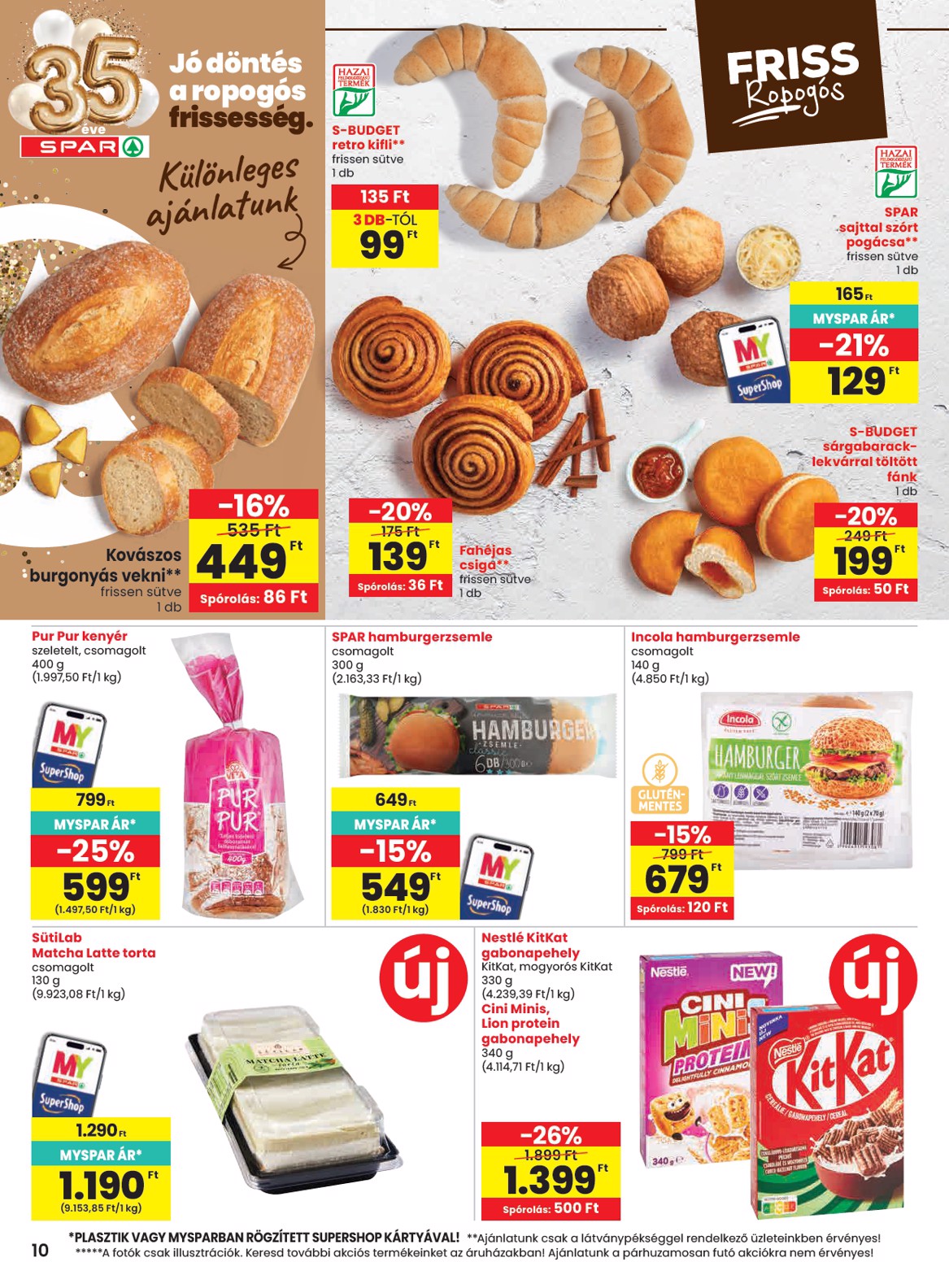 spar - SPAR hirdetmény a következő hétre csütörtöktől 2026.08.06.-tól szerdától 2026.08.12.-ig - page: 10