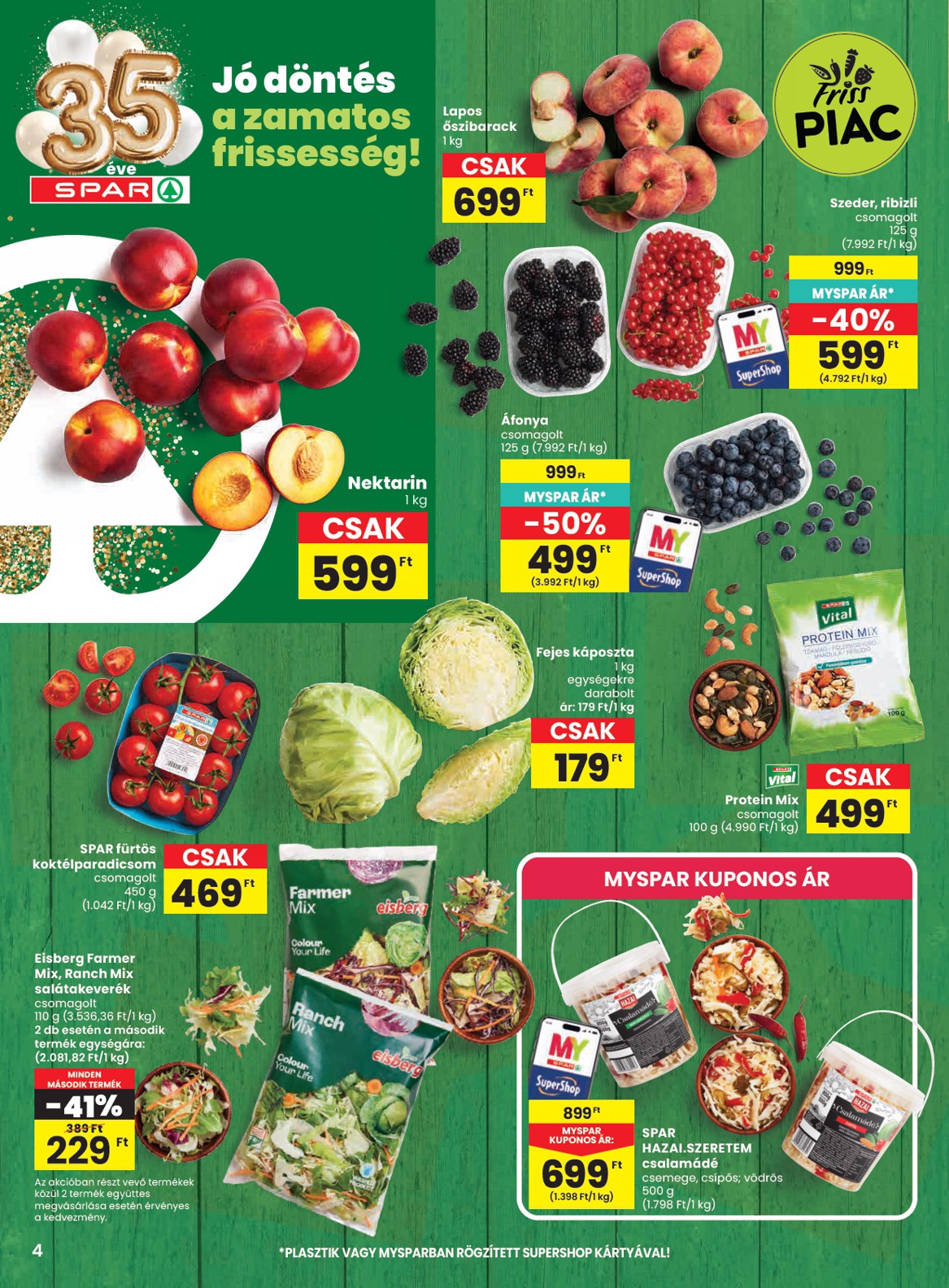 spar - SPAR hirdetmény a következő hétre csütörtöktől 2026.08.06.-tól szerdától 2026.08.12.-ig - page: 4