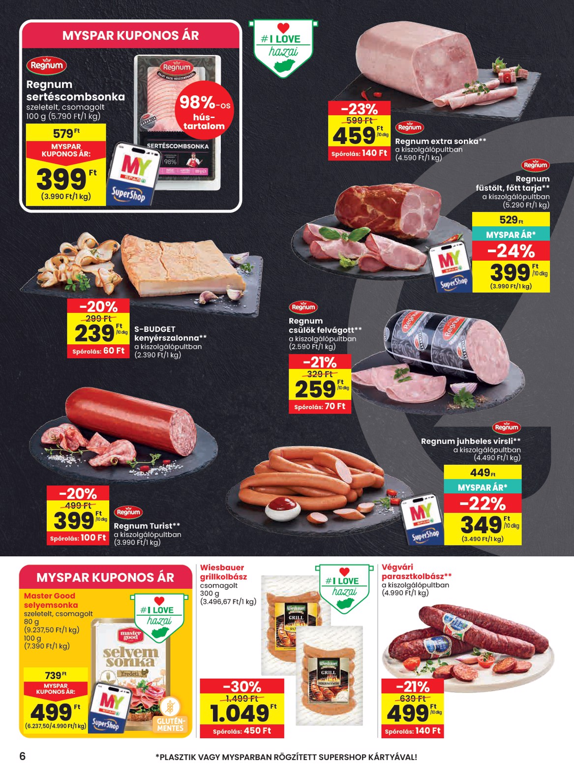 spar - SPAR hirdetmény a következő hétre csütörtöktől 2026.08.06.-tól szerdától 2026.08.12.-ig - page: 6