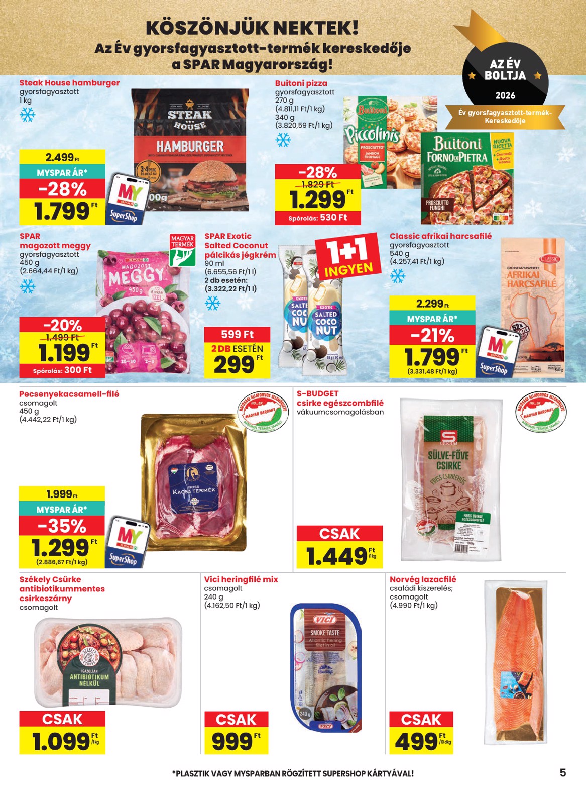 spar - SPAR hirdetmény a következő hétre csütörtöktől 2026.08.13.-tól szerdától 2026.08.19.-ig - page: 5