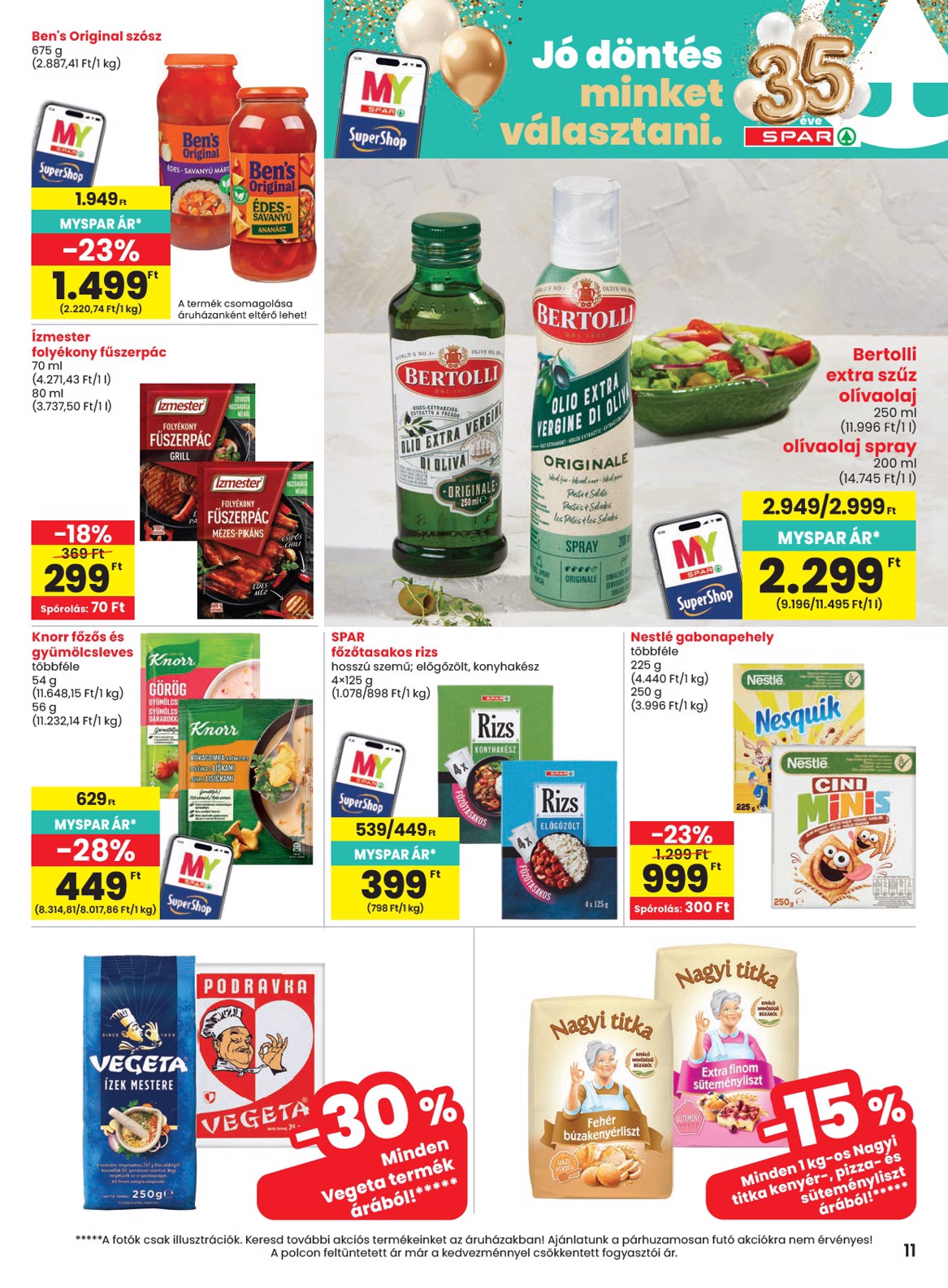 spar - SPAR hirdetmény a következő hétre csütörtöktől 2026.08.13.-tól szerdától 2026.08.19.-ig - page: 11