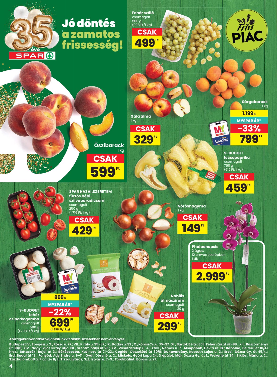 spar - SPAR hirdetmény a következő hétre csütörtöktől 2026.08.13.-tól szerdától 2026.08.19.-ig - page: 4