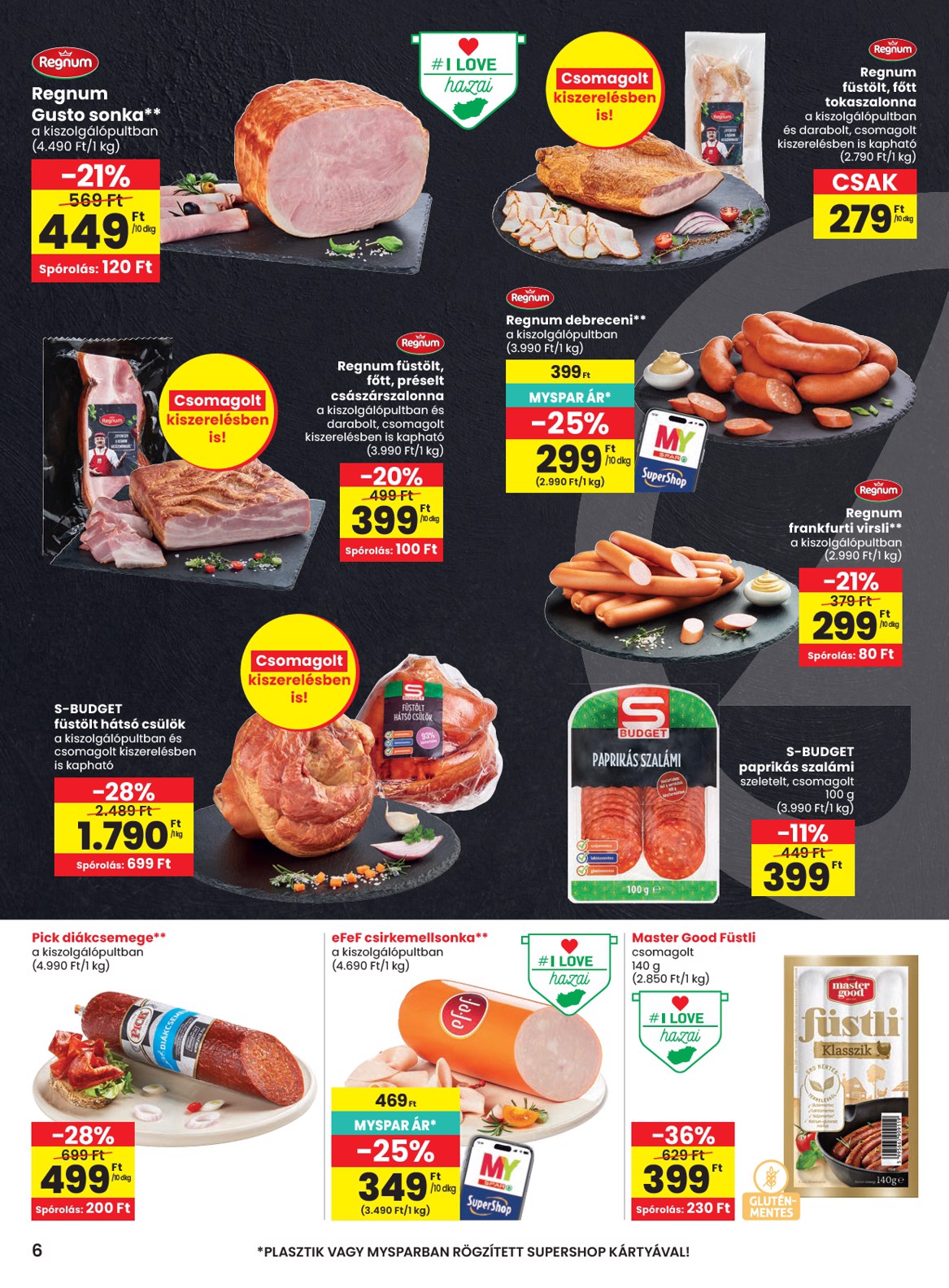 spar - SPAR hirdetmény a következő hétre csütörtöktől 2026.08.13.-tól szerdától 2026.08.19.-ig - page: 6