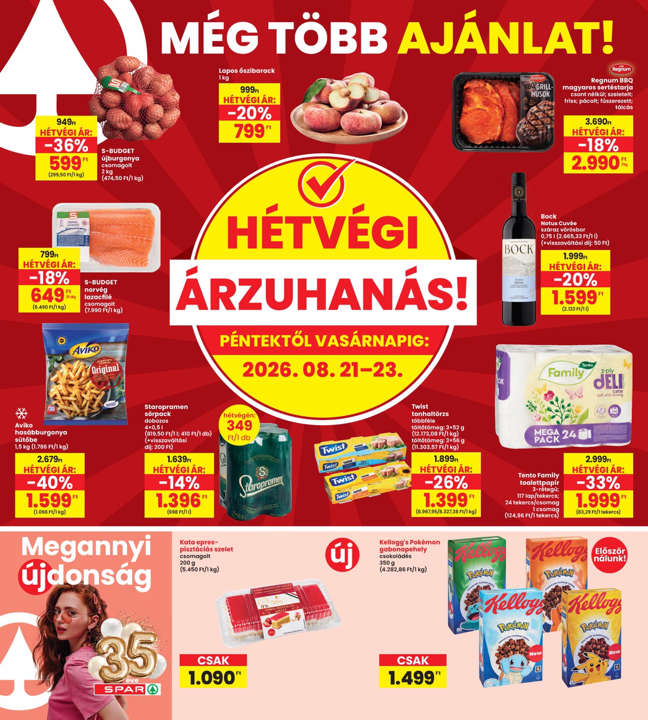 spar - A jövőbeli INTERSPAR akciós újság szerdától 2026.08.19.-tól szerdától 2026.08.26.-ig érvényes. - page: 20