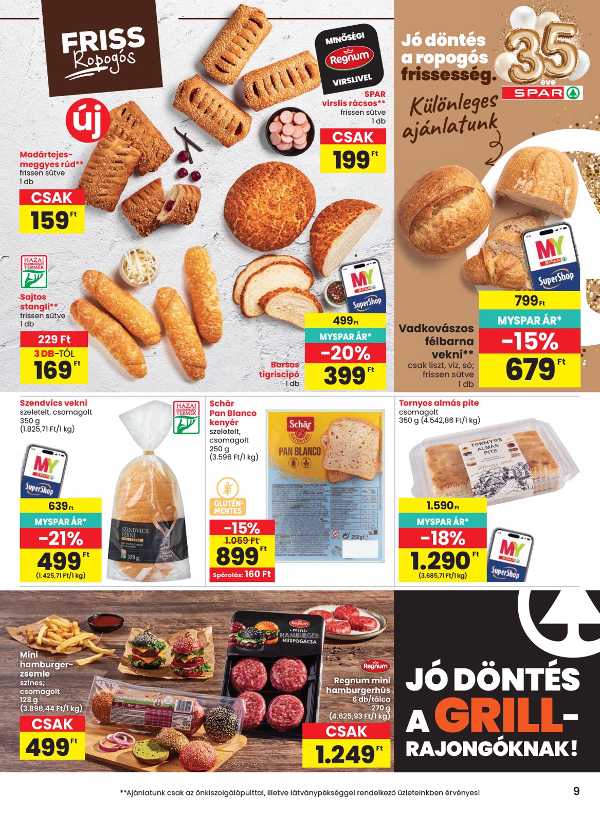 spar - A jövőbeli SPAR akciós újság szerdától 2026.08.19.-tól szerdától 2026.08.26.-ig érvényes. - page: 9
