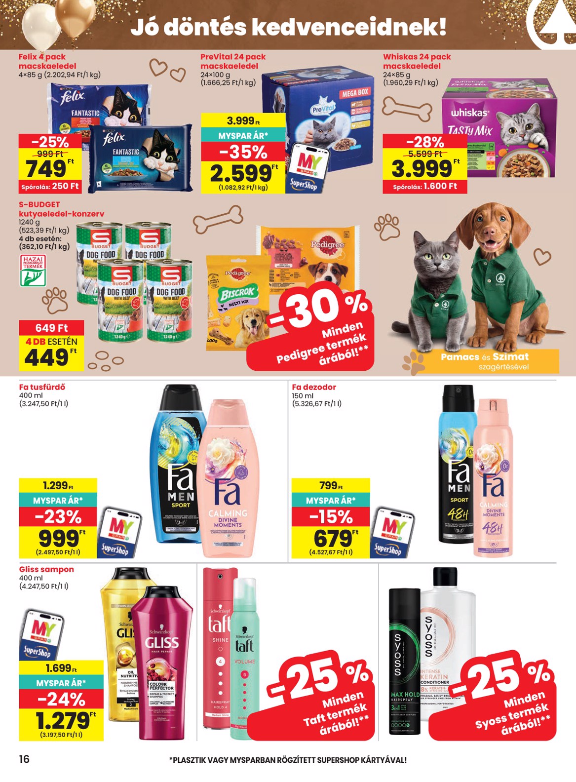 spar - A jövőbeli SPAR akciós újság szerdától 2026.08.19.-tól szerdától 2026.08.26.-ig érvényes. - page: 16