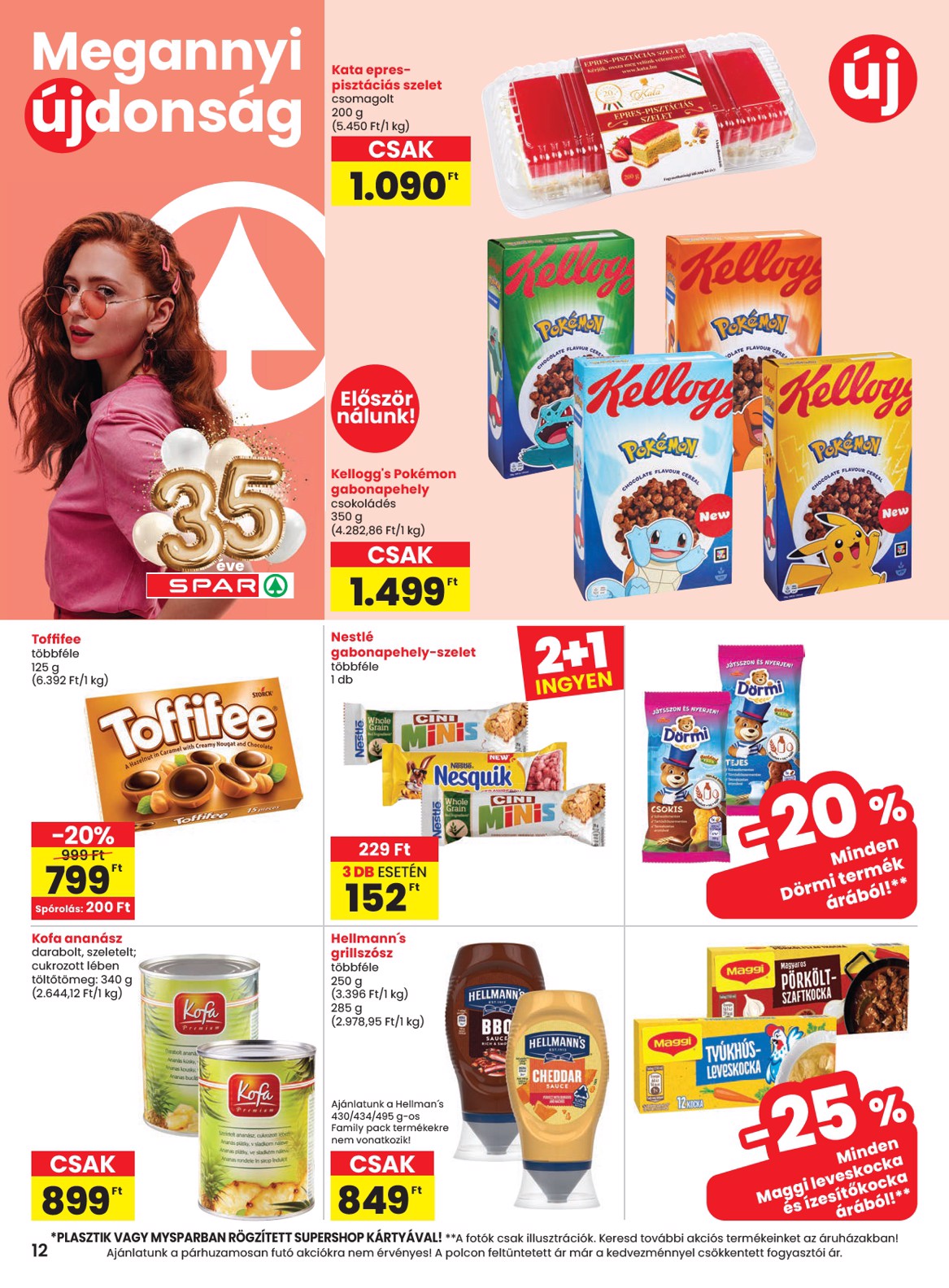 spar - A jövőbeli SPAR akciós újság szerdától 2026.08.19.-tól szerdától 2026.08.26.-ig érvényes. - page: 12
