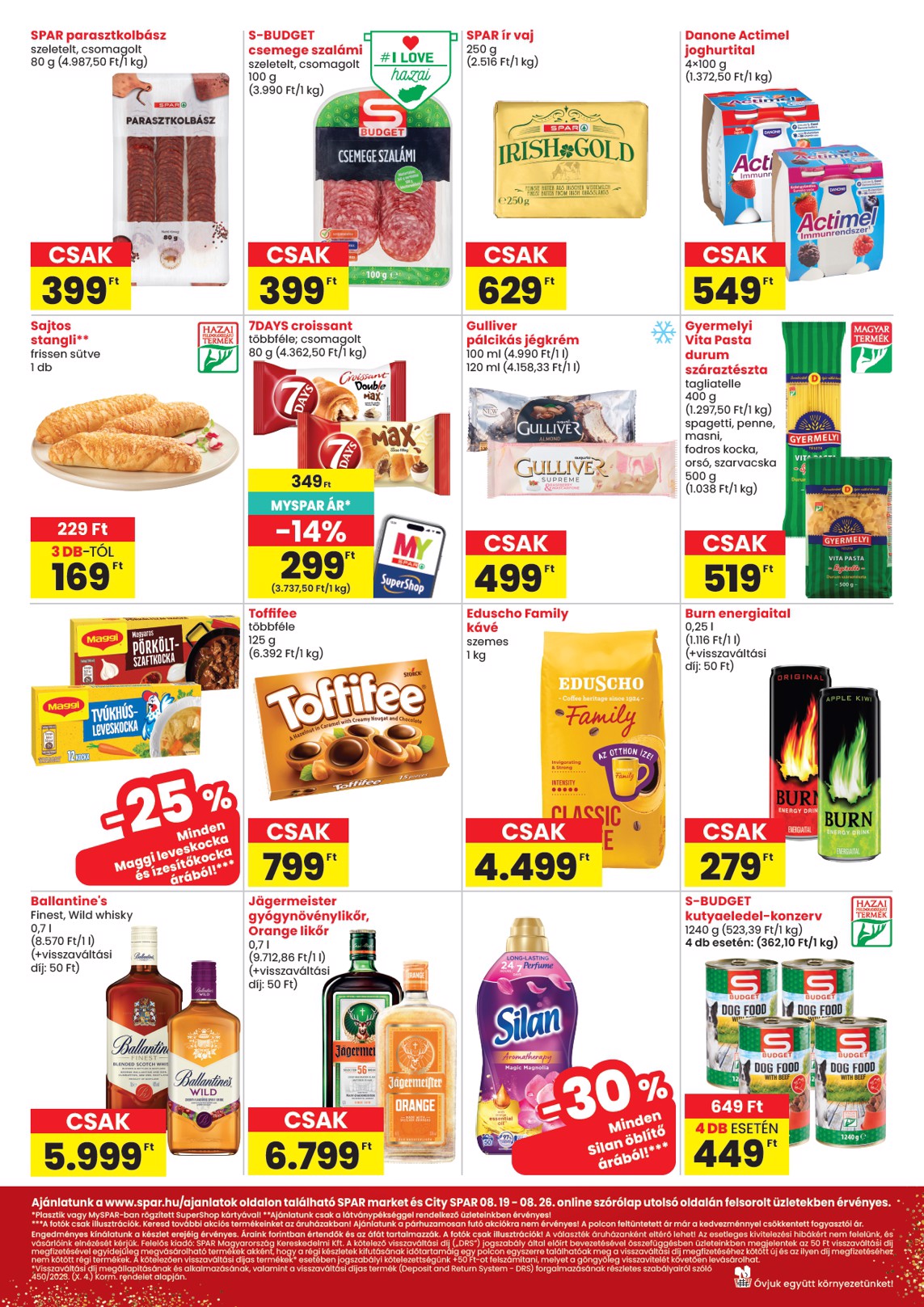 spar - A jövőbeli SPAR market akciós újság szerdától 2026.08.19.-tól szerdától 2026.08.26.-ig érvényes. - page: 2