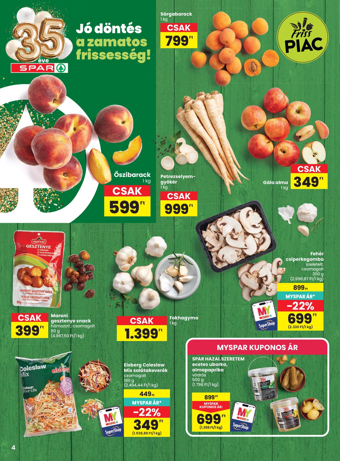 spar - SPAR hirdetmény a következő hétre csütörtöktől 2026.08.27.-tól szerdától 2026.09.02.-ig - page: 4