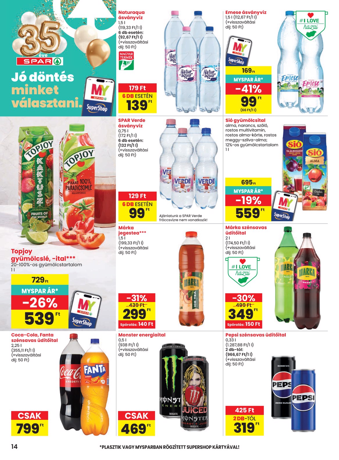 spar - SPAR - Szombathely üzletnyitás hirdetmény a következő hétre csütörtöktől 2026.08.27.-tól szerdától 2026.09.02.-ig - page: 14