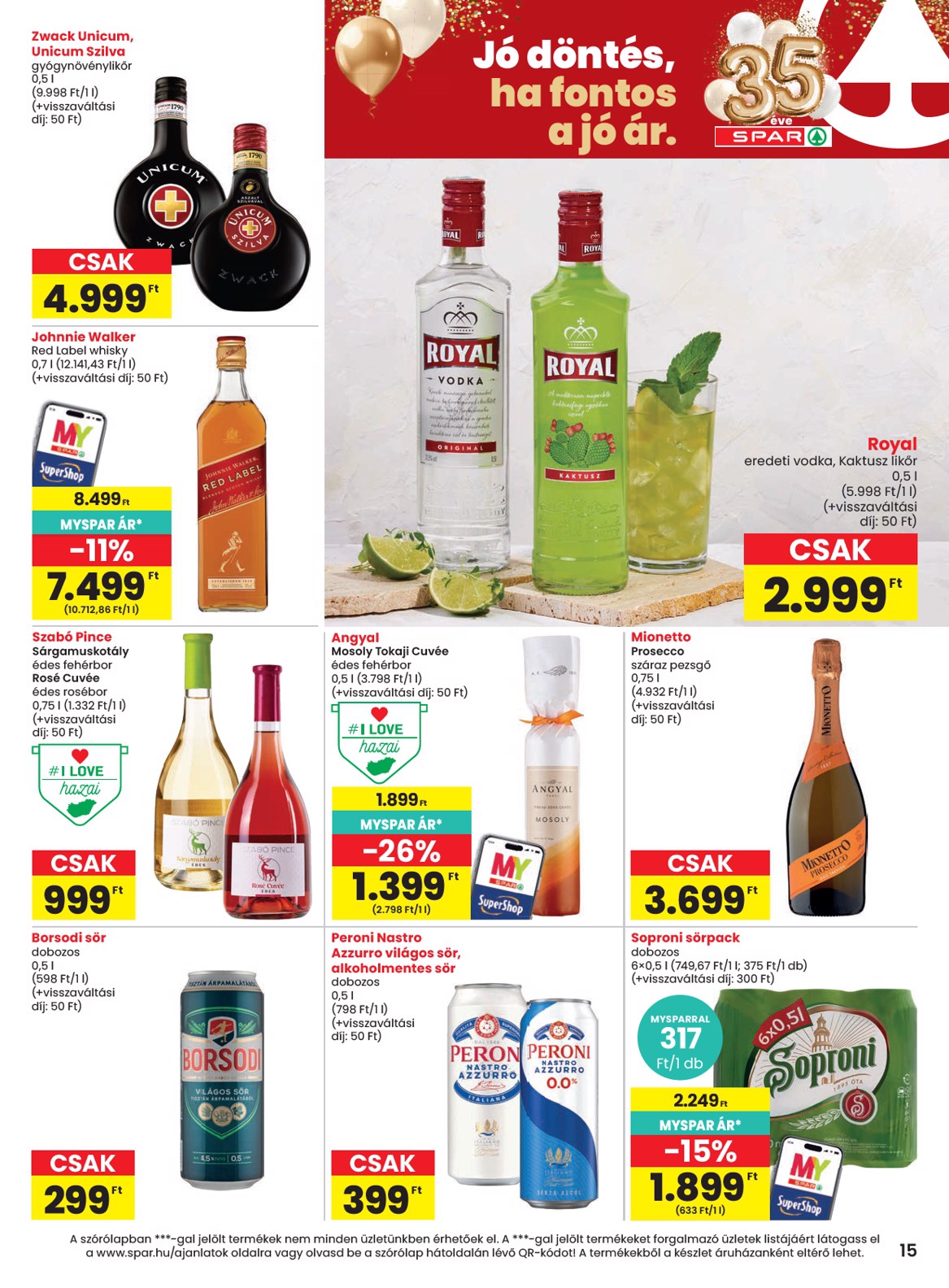 spar - SPAR - Szombathely üzletnyitás hirdetmény a következő hétre csütörtöktől 2026.08.27.-tól szerdától 2026.09.02.-ig - page: 15