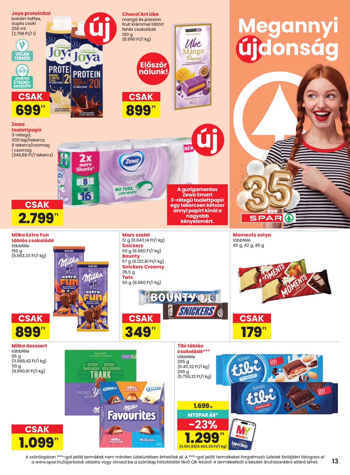 spar - SPAR - Szombathely üzletnyitás hirdetmény a következő hétre csütörtöktől 2026.08.27.-tól szerdától 2026.09.02.-ig - page: 13