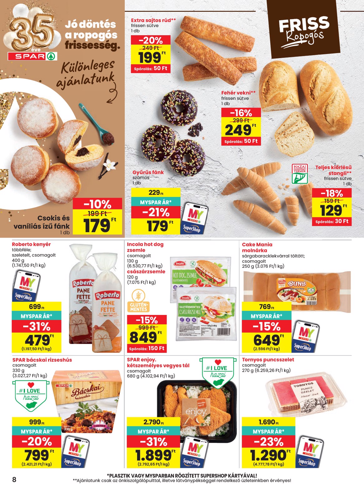 spar - SPAR - Szombathely üzletnyitás hirdetmény a következő hétre csütörtöktől 2026.08.27.-tól szerdától 2026.09.02.-ig - page: 8