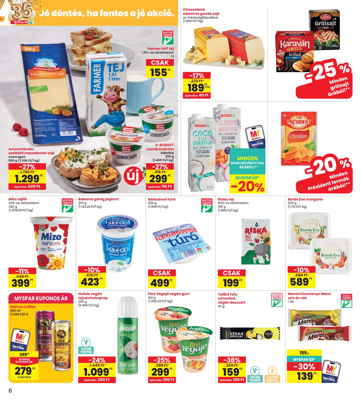 spar - INTERSPAR hirdetmény a következő hétre csütörtöktől 2026.08.27.-tól szerdától 2026.09.02.-ig - page: 6