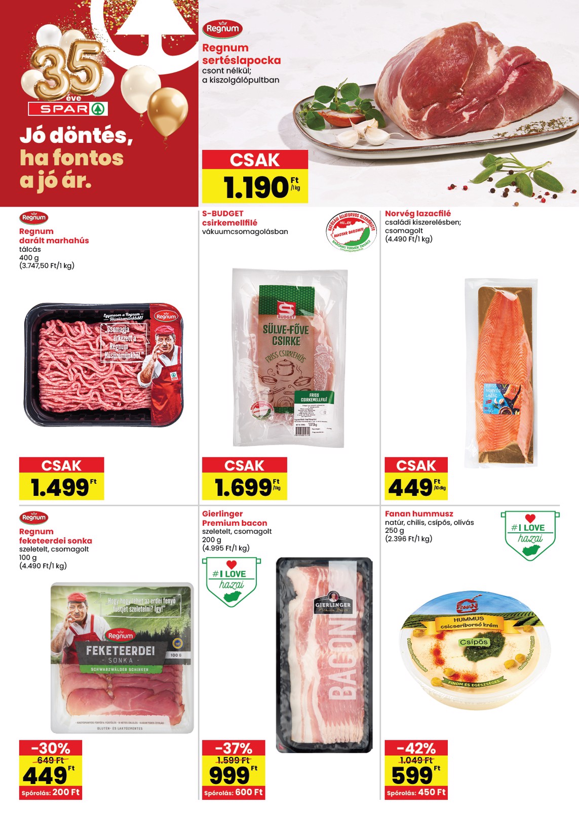 spar - SPAR - Bp. XI, Rétköz utca üzlet újranyitás hirdetmény a következő hétre csütörtöktől 2026.08.27.-tól szerdától 2026.09.02.-ig - page: 2