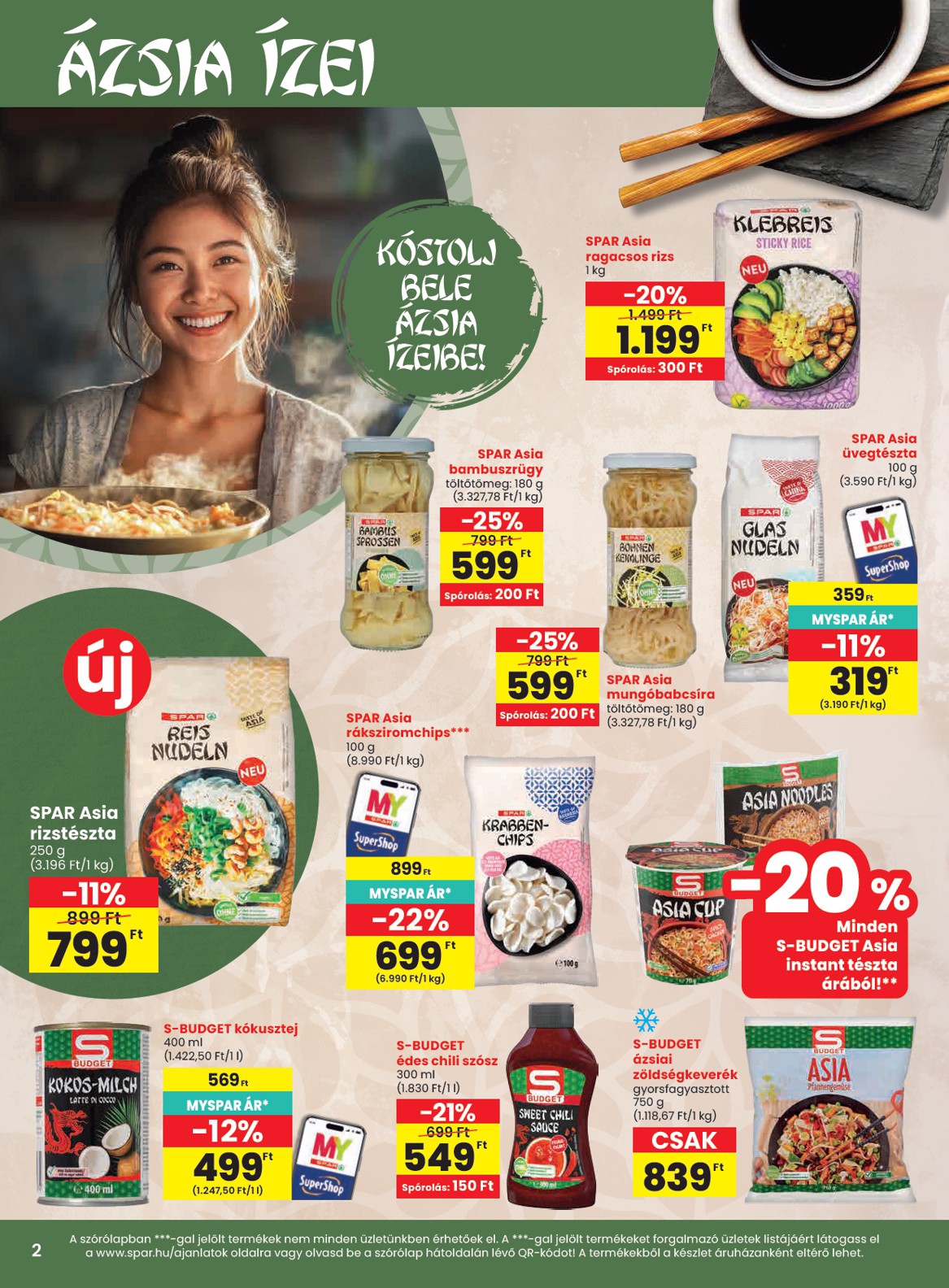 spar - A jövőbeli SPAR akciós újság csütörtöktől 2026.09.03.-tól szerdától 2026.09.09.-ig érvényes. - page: 2