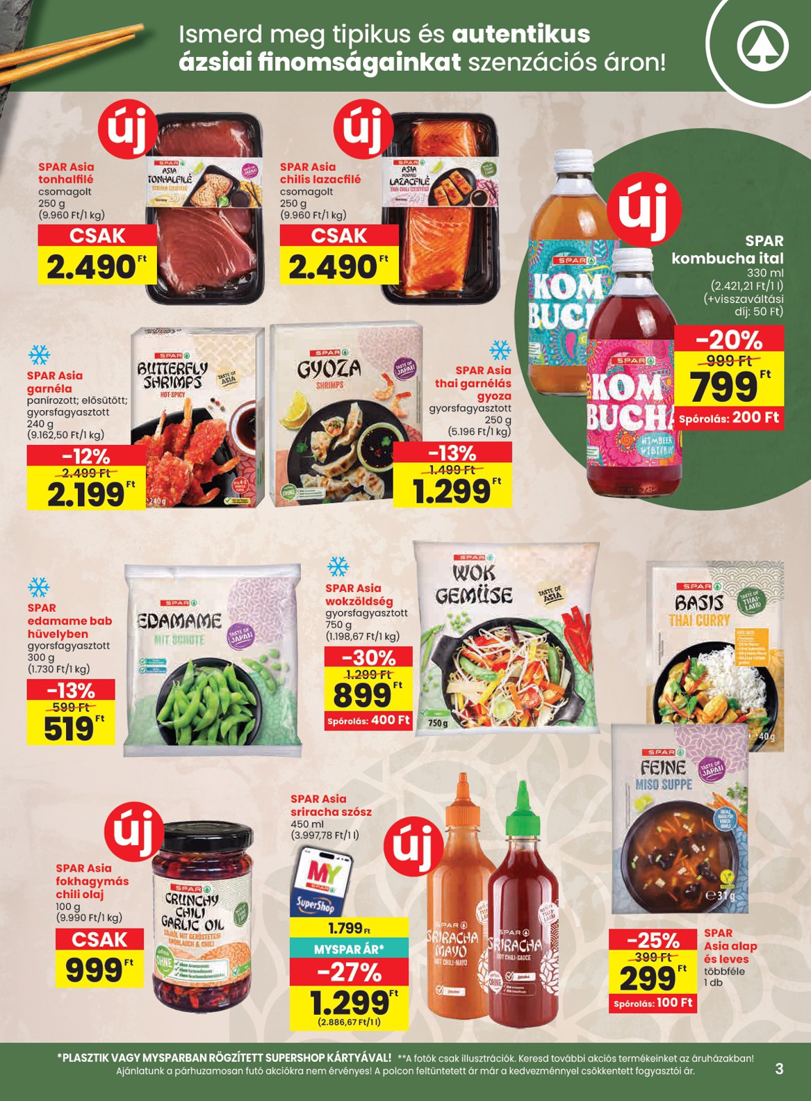 spar - A jövőbeli SPAR akciós újság csütörtöktől 2026.09.03.-tól szerdától 2026.09.09.-ig érvényes. - page: 3