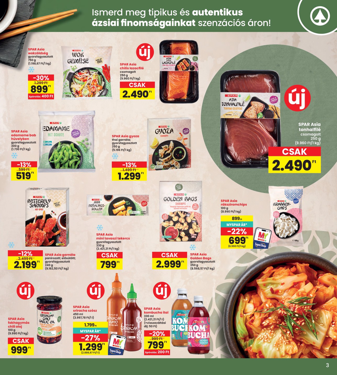 spar - A jövőbeli INTERSPAR akciós újság csütörtöktől 2026.09.03.-tól szerdától 2026.09.09.-ig érvényes. - page: 3