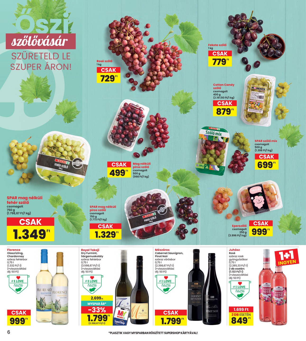 spar - A jövőbeli INTERSPAR akciós újság csütörtöktől 2026.09.03.-tól szerdától 2026.09.09.-ig érvényes. - page: 6
