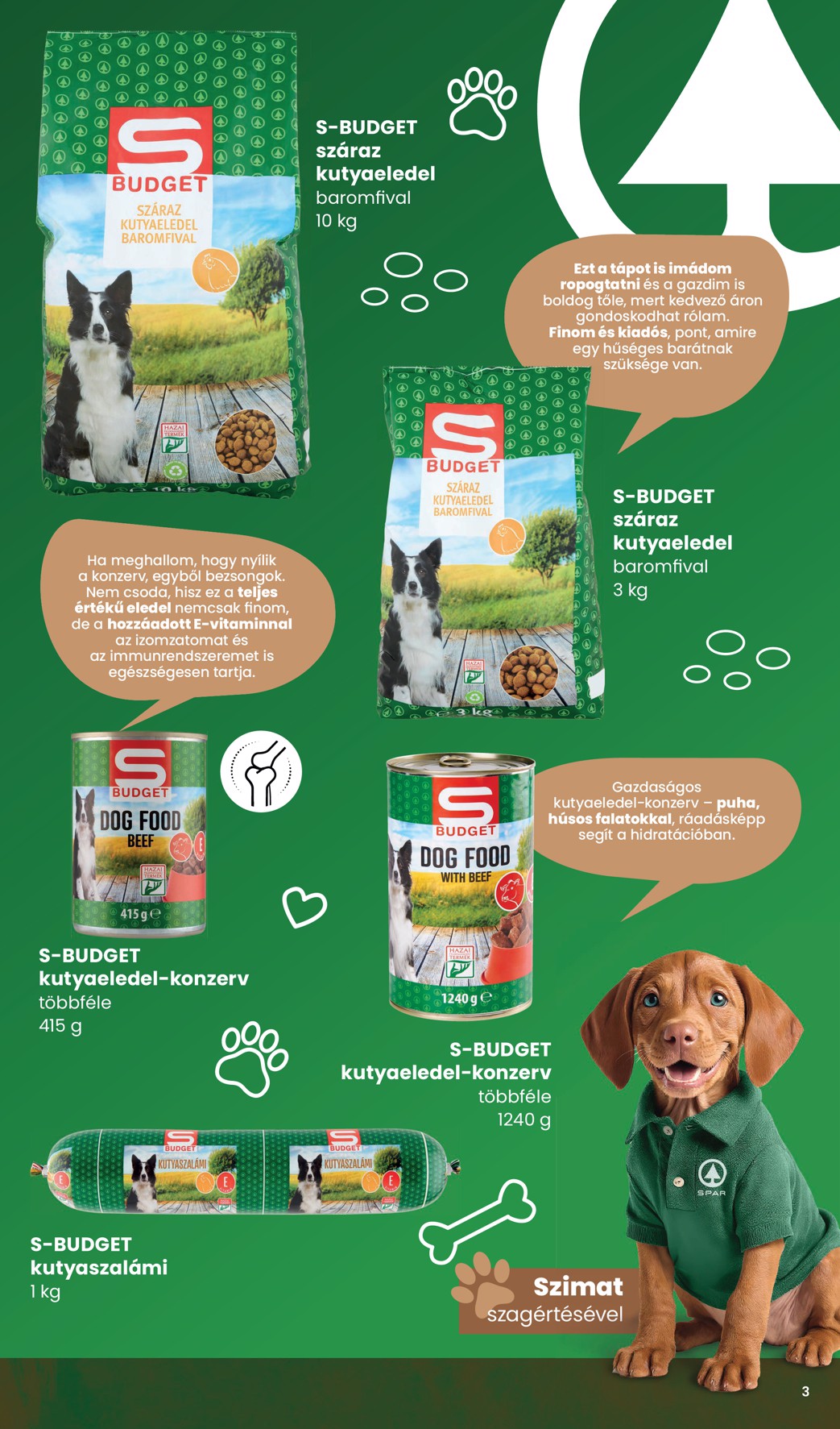 spar - Aktuális SPAR - Állateledel katalógus szórólap érvényes keddtől 2026.09.01.-től szerdától 2026.09.30.-ig - page: 3