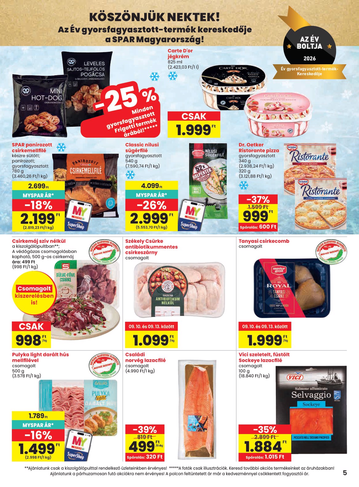 spar - SPAR hirdetmény a következő hétre csütörtöktől 2026.09.10.-tól szerdától 2026.09.16.-ig - page: 5