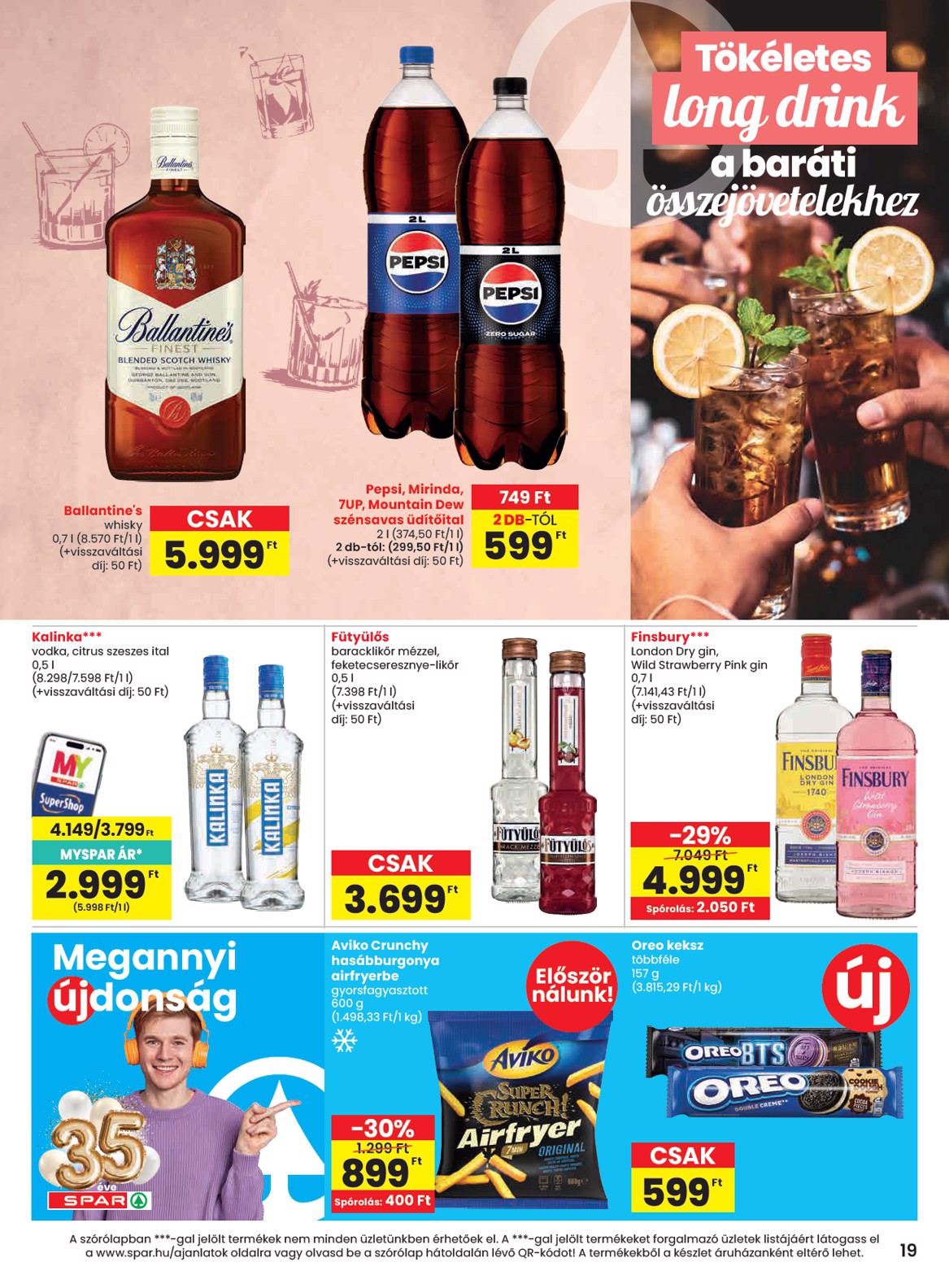 spar - SPAR hirdetmény a következő hétre csütörtöktől 2026.09.10.-tól szerdától 2026.09.16.-ig - page: 19