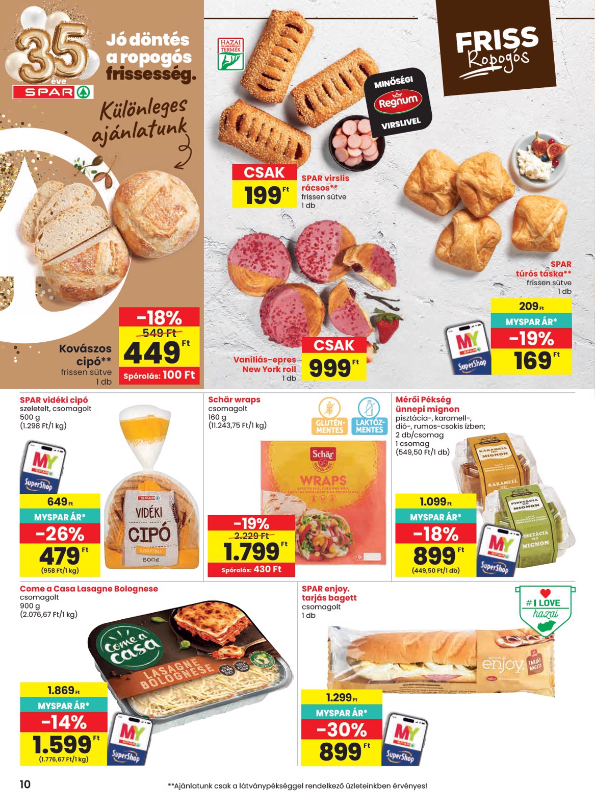 spar - SPAR hirdetmény a következő hétre csütörtöktől 2026.09.10.-tól szerdától 2026.09.16.-ig - page: 10
