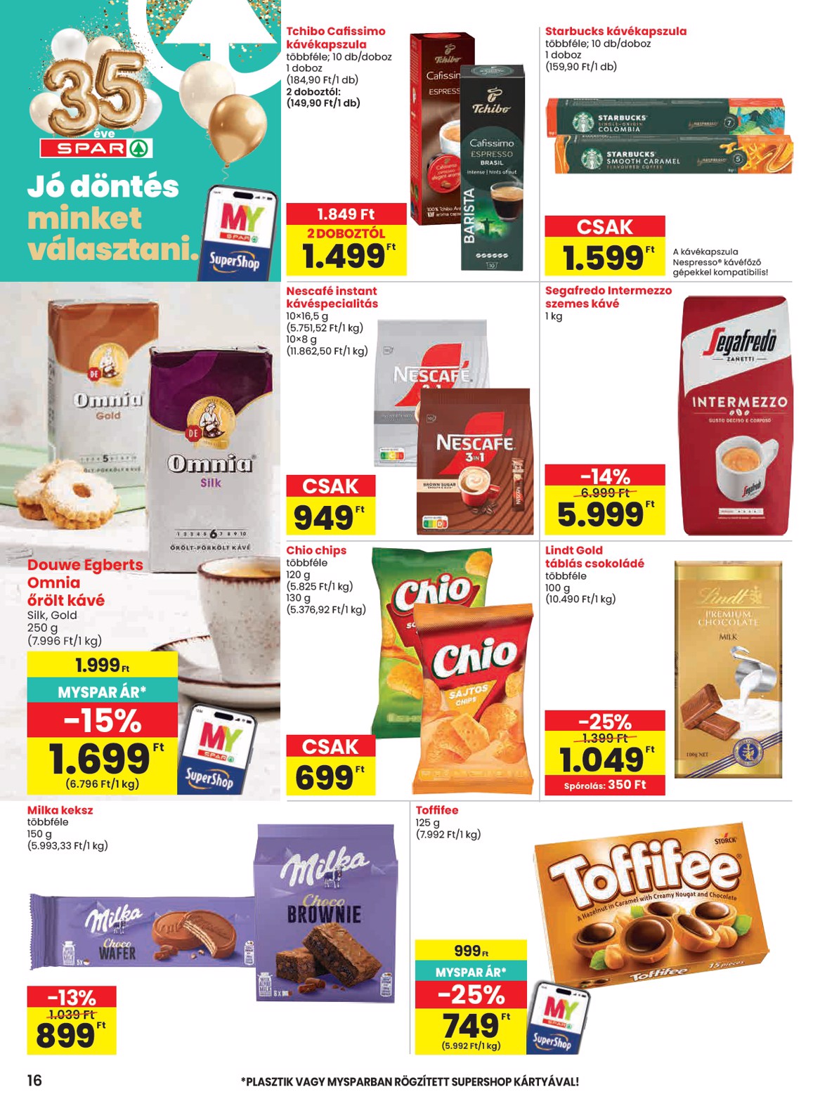 spar - SPAR hirdetmény a következő hétre csütörtöktől 2026.09.10.-tól szerdától 2026.09.16.-ig - page: 16