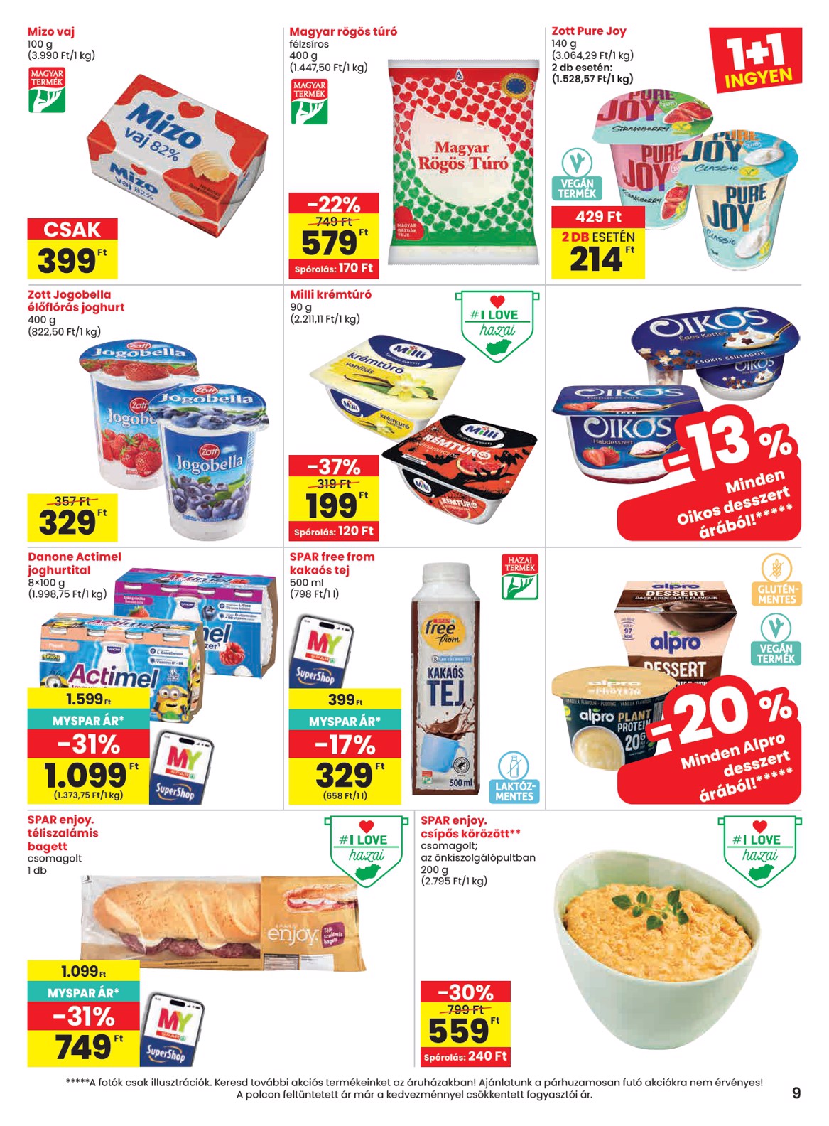spar - SPAR hirdetmény a következő hétre csütörtöktől 2026.09.17.-tól szerdától 2026.09.23.-ig - page: 9