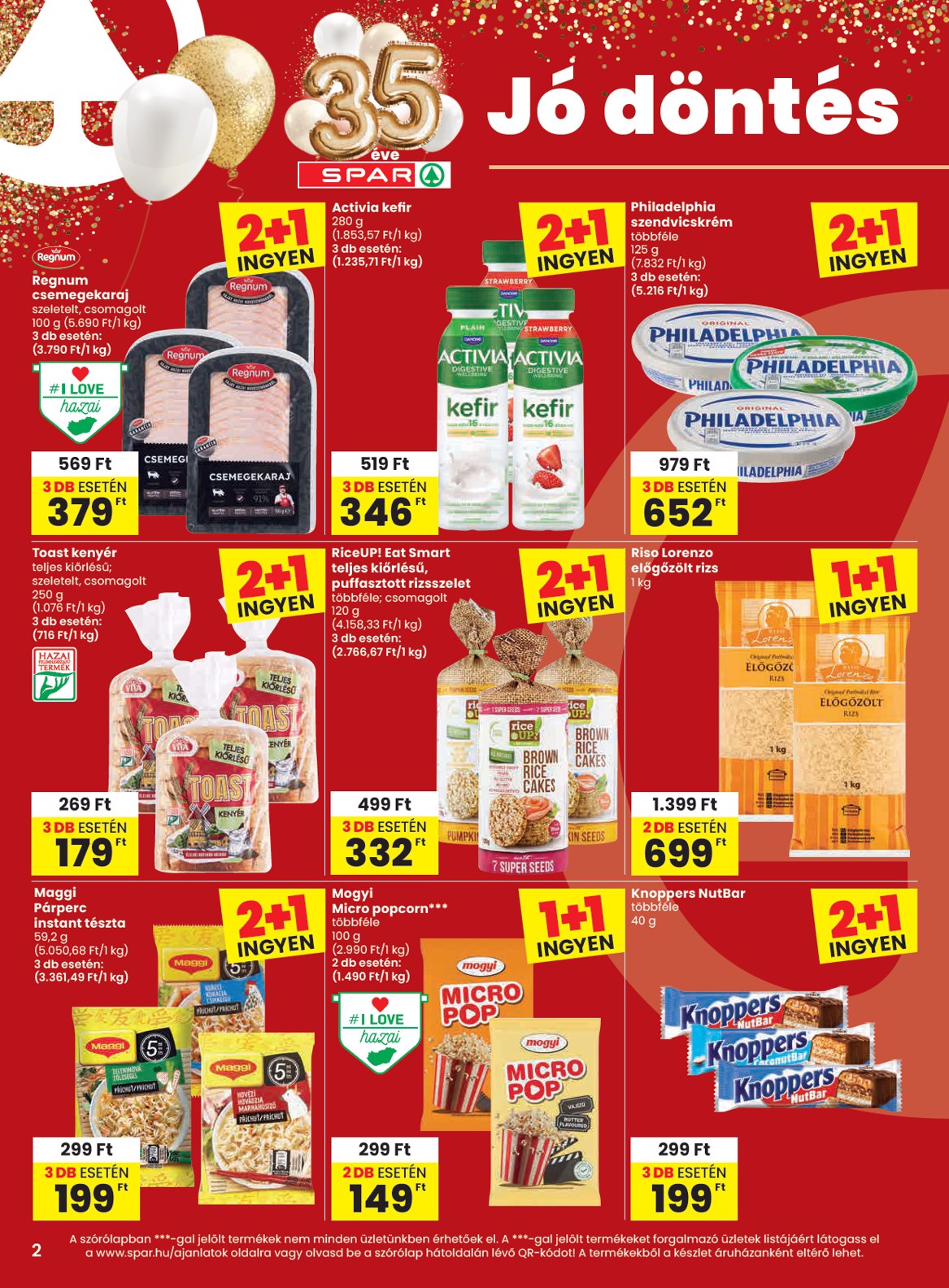 spar - SPAR hirdetmény a következő hétre csütörtöktől 2026.09.17.-tól szerdától 2026.09.23.-ig - page: 2