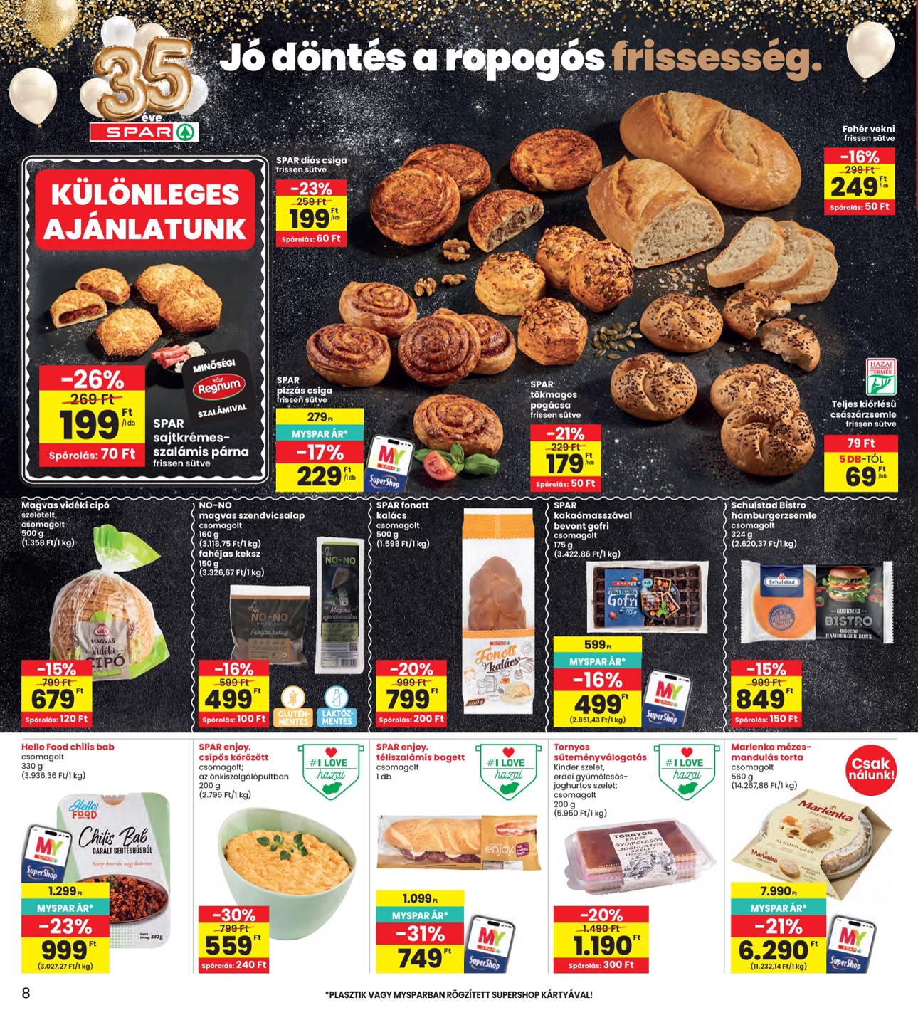 spar - INTERSPAR hirdetmény a következő hétre csütörtöktől 2026.09.17.-tól szerdától 2026.09.23.-ig - page: 8