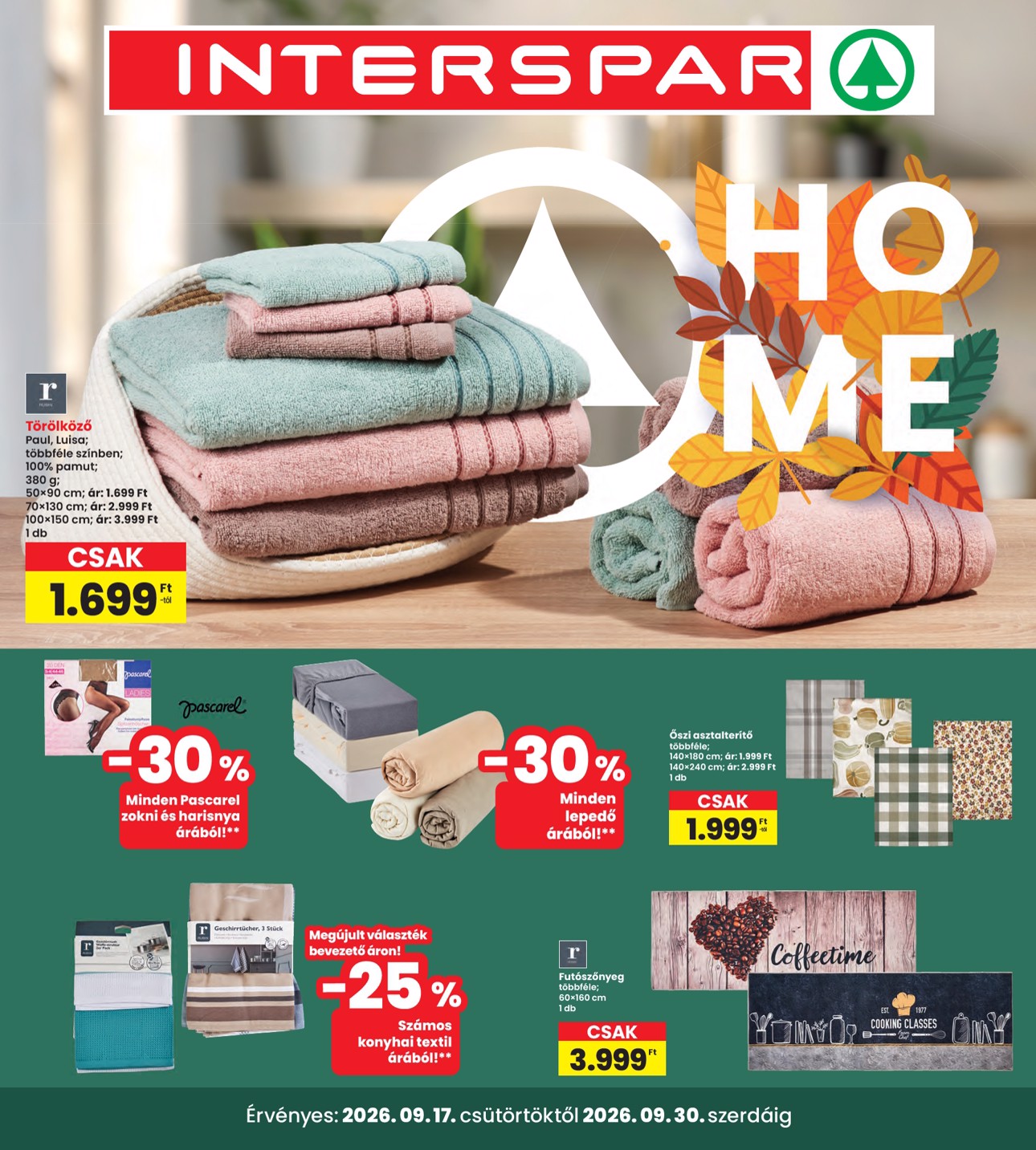 spar - INTERSPAR hirdetmény a következő hétre csütörtöktől 2026.09.17.-tól szerdától 2026.09.23.-ig - page: 24