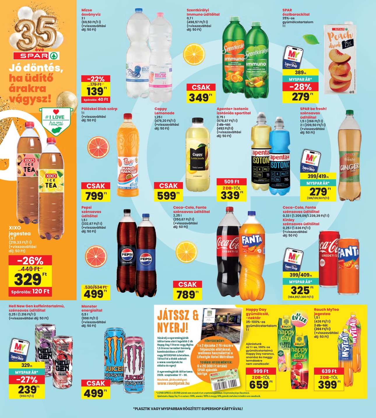 spar - Aktuális INTERSPAR szórólap érvényes csütörtöktől 2026.09.17.-től szerdától 2026.09.23.-ig - page: 25