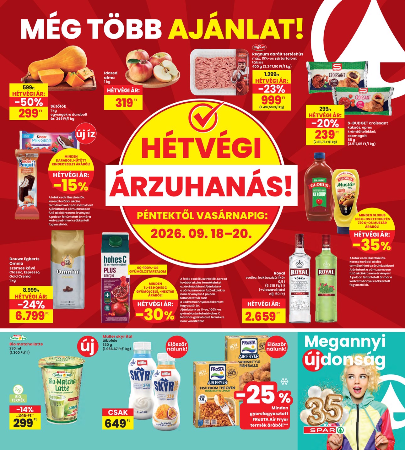 spar - Aktuális INTERSPAR szórólap érvényes csütörtöktől 2026.09.17.-től szerdától 2026.09.23.-ig - page: 37