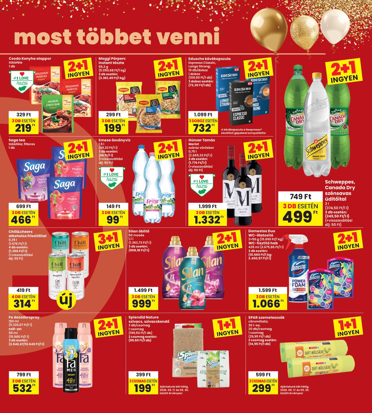 spar - Aktuális INTERSPAR szórólap érvényes csütörtöktől 2026.09.17.-től szerdától 2026.09.23.-ig - page: 5