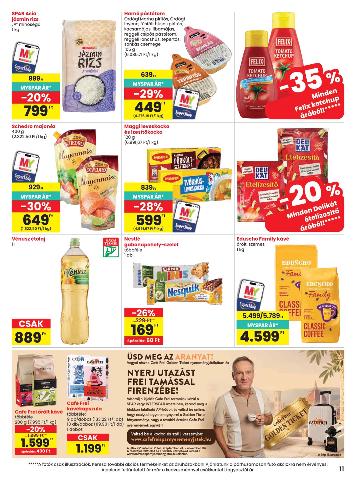 spar - SPAR hirdetmény a következő hétre csütörtöktől 2026.09.24.-tól szerdától 2026.09.30.-ig - page: 11