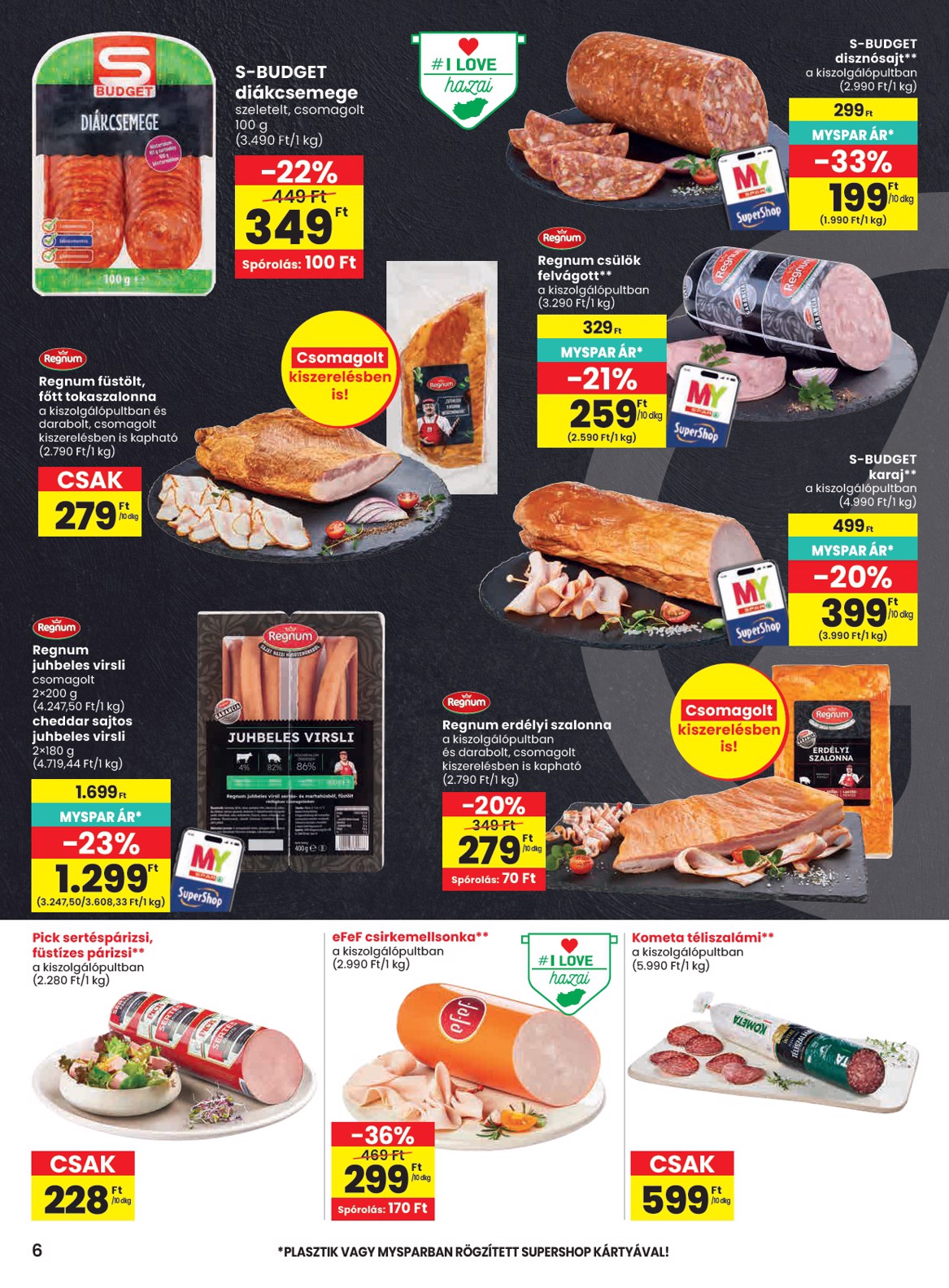 spar - SPAR hirdetmény a következő hétre csütörtöktől 2026.09.24.-tól szerdától 2026.09.30.-ig - page: 6
