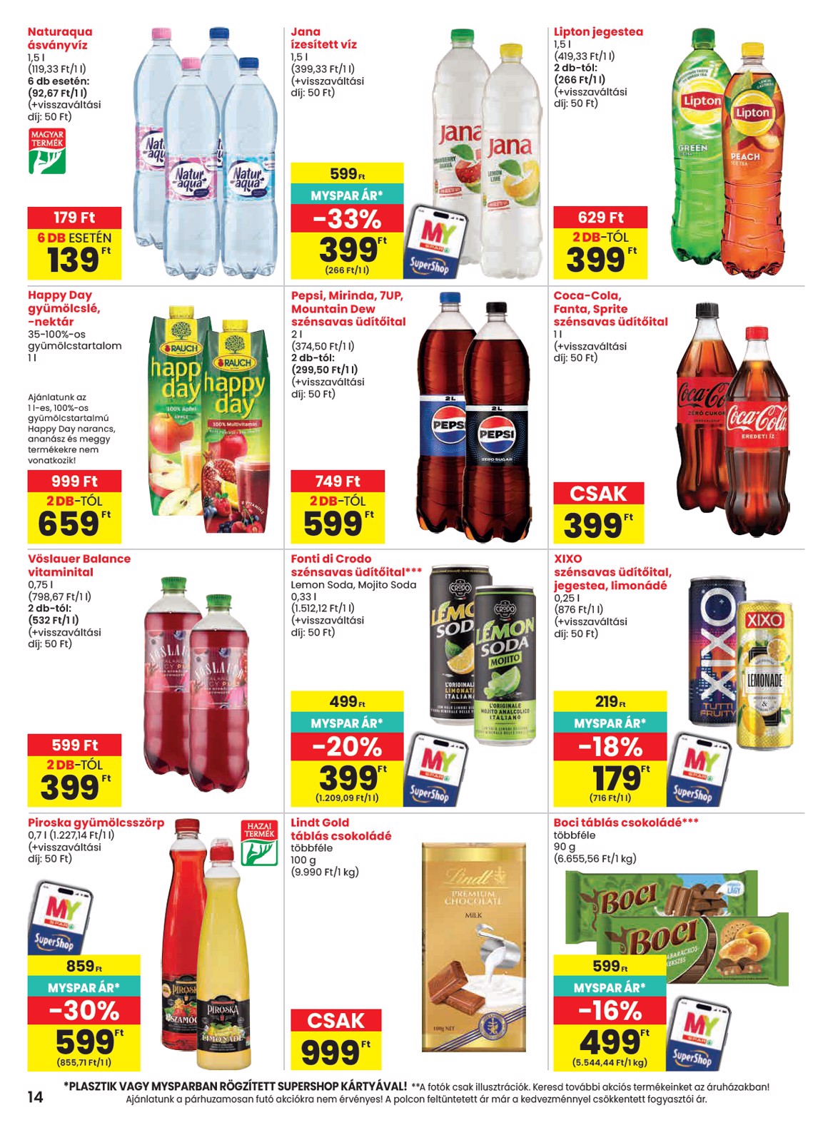spar - SPAR hirdetmény a következő hétre csütörtöktől 2026.09.24.-tól szerdától 2026.09.30.-ig - page: 14