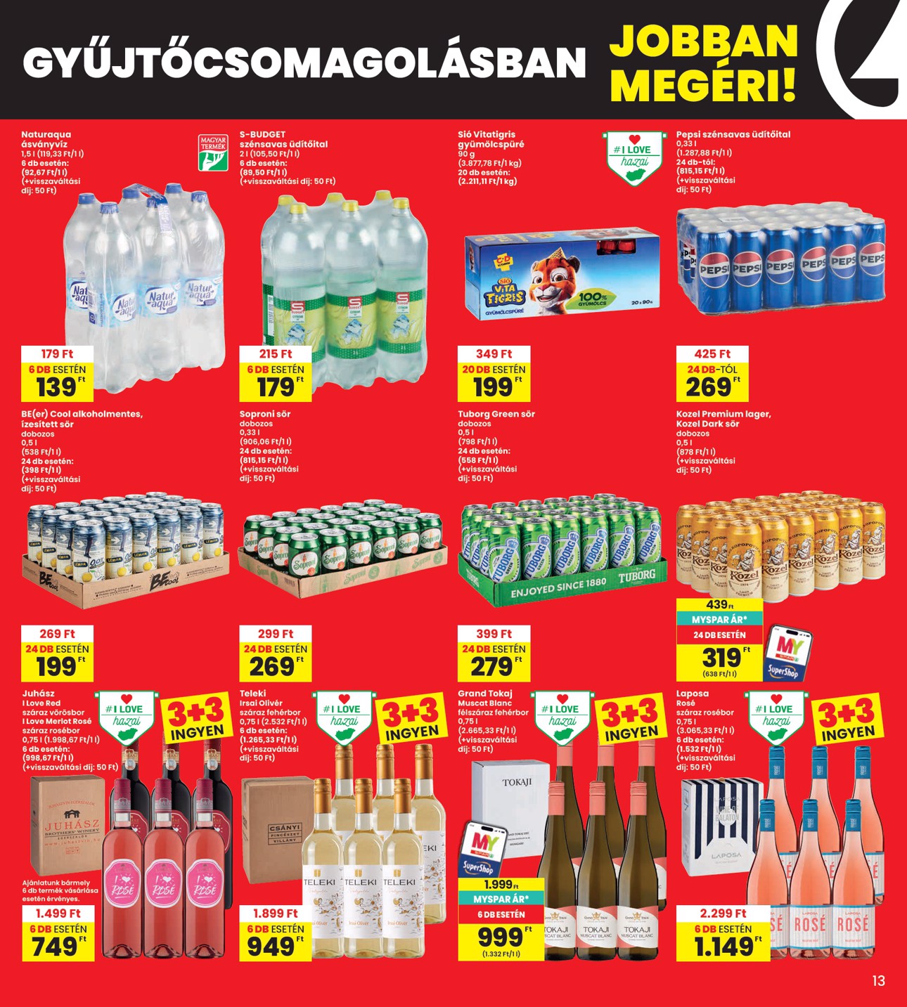 spar - INTERSPAR hirdetmény a következő hétre csütörtöktől 2026.09.24.-tól szerdától 2026.09.30.-ig - page: 13