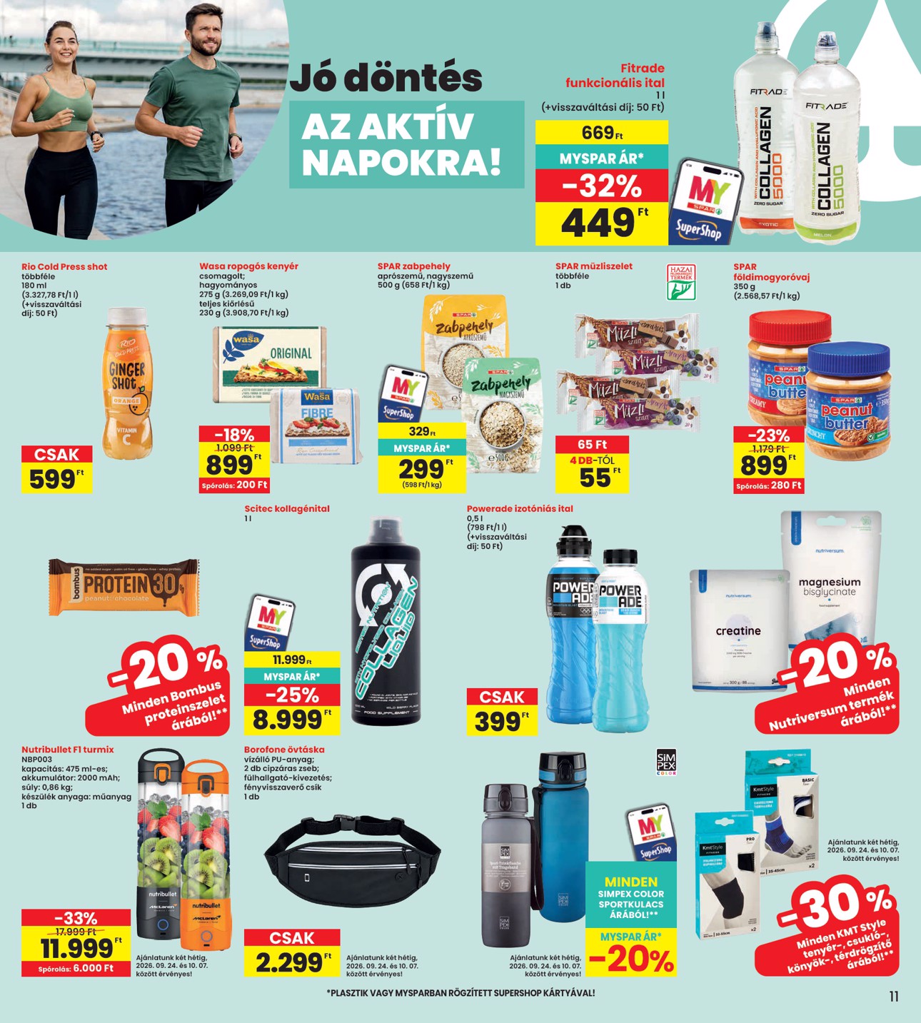 spar - INTERSPAR hirdetmény a következő hétre csütörtöktől 2026.09.24.-tól szerdától 2026.09.30.-ig - page: 11