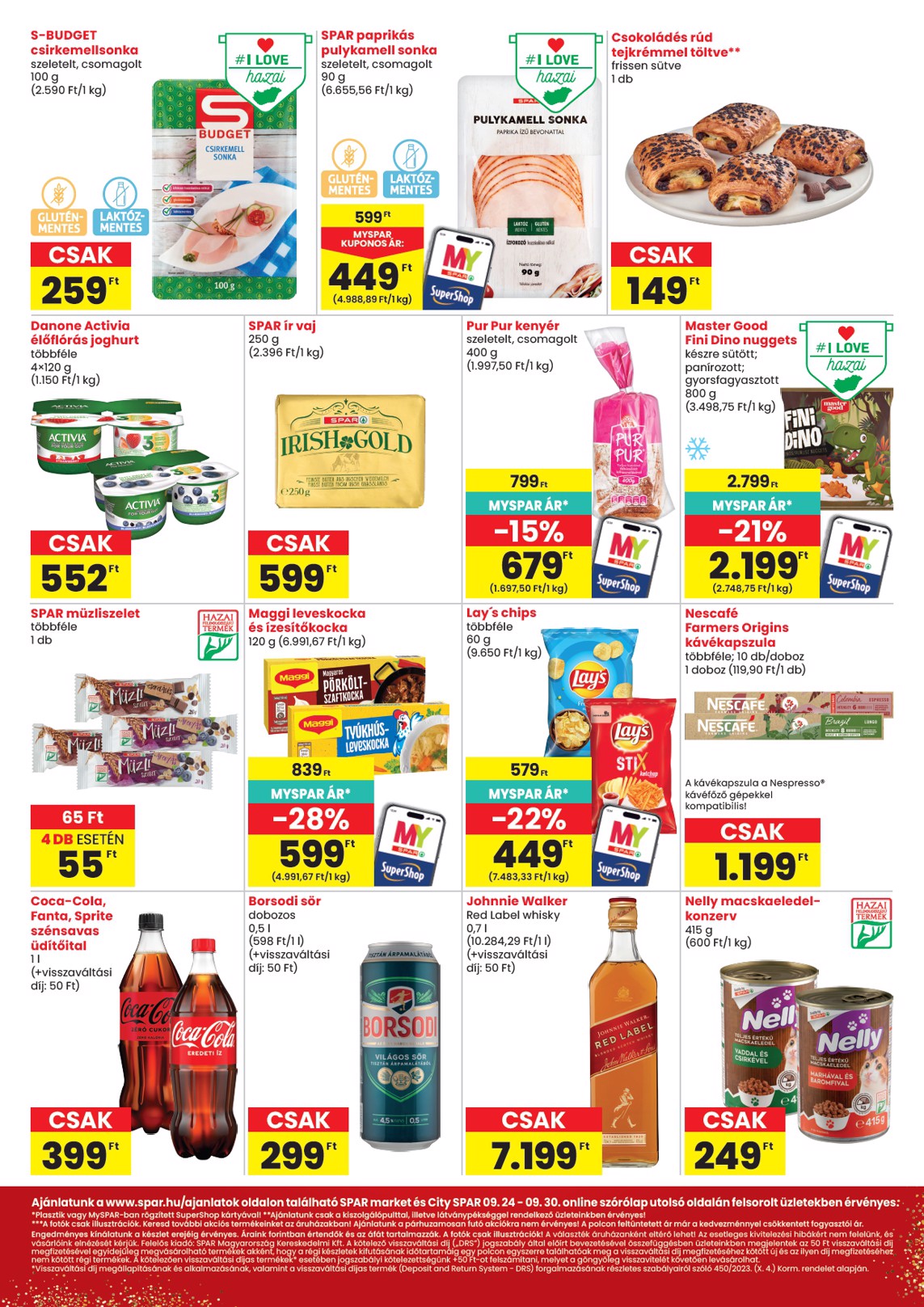 spar - SPAR - Market, City hirdetmény a következő hétre csütörtöktől 2026.09.24.-tól szerdától 2026.09.30.-ig - page: 2