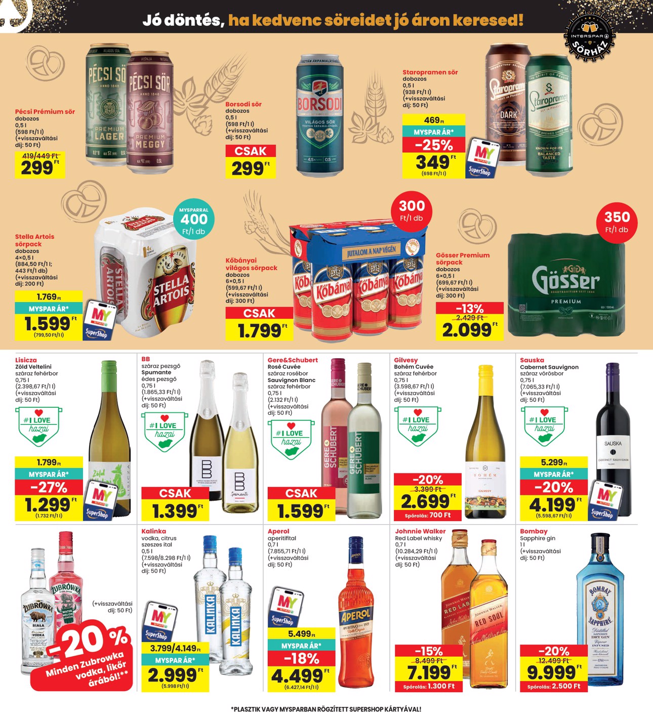 spar - Aktuális INTERSPAR szórólap érvényes csütörtöktől 2026.09.24.-től szerdától 2026.09.30.-ig - page: 27