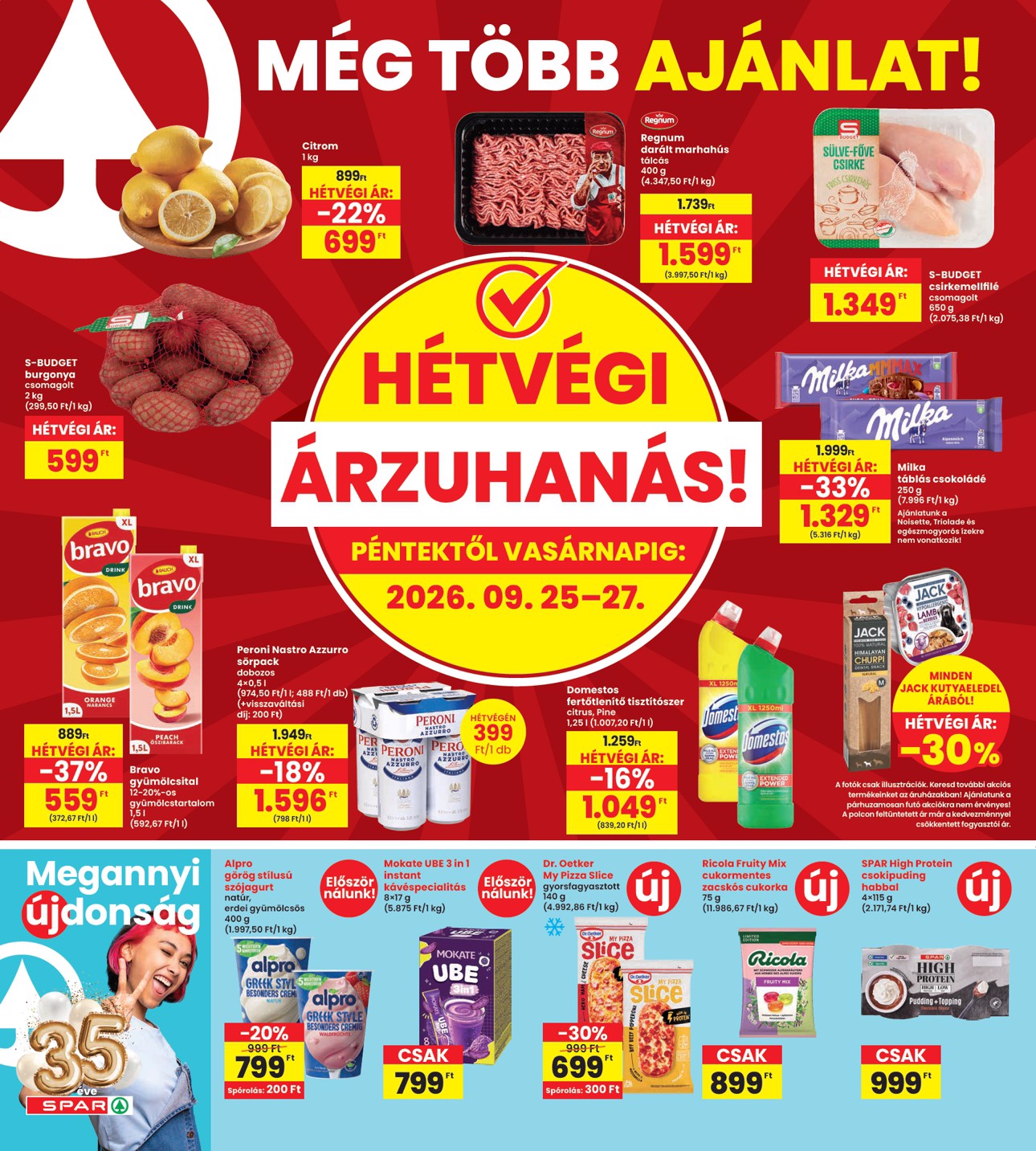 spar - Aktuális INTERSPAR szórólap érvényes csütörtöktől 2026.09.24.-től szerdától 2026.09.30.-ig - page: 36