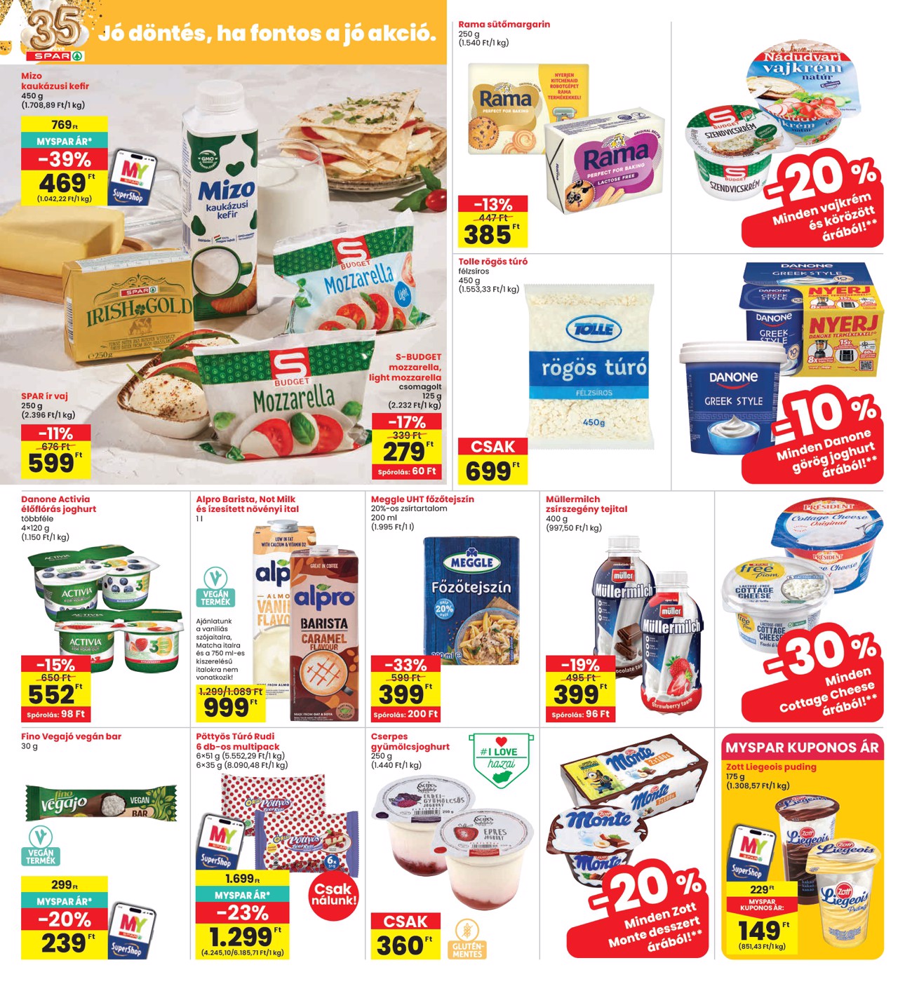 spar - Aktuális INTERSPAR szórólap érvényes csütörtöktől 2026.09.24.-től szerdától 2026.09.30.-ig - page: 15